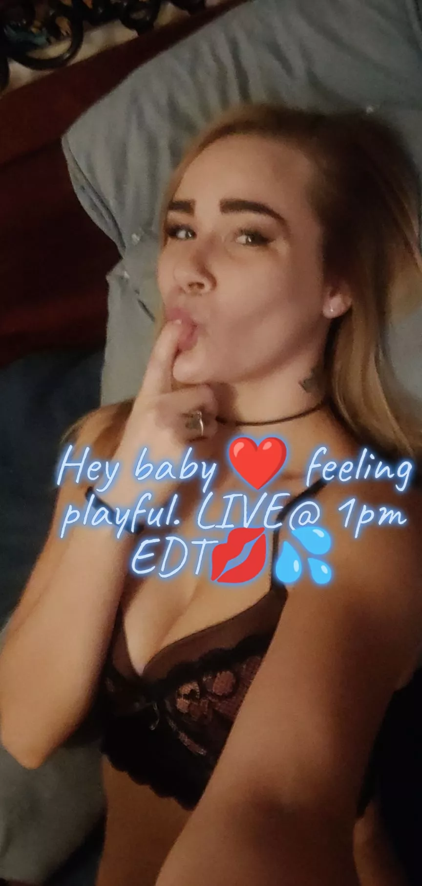 Cum play LIVE@ 1pm 💋💦 [masochisticplaythings] posted by kelly_lynn6119