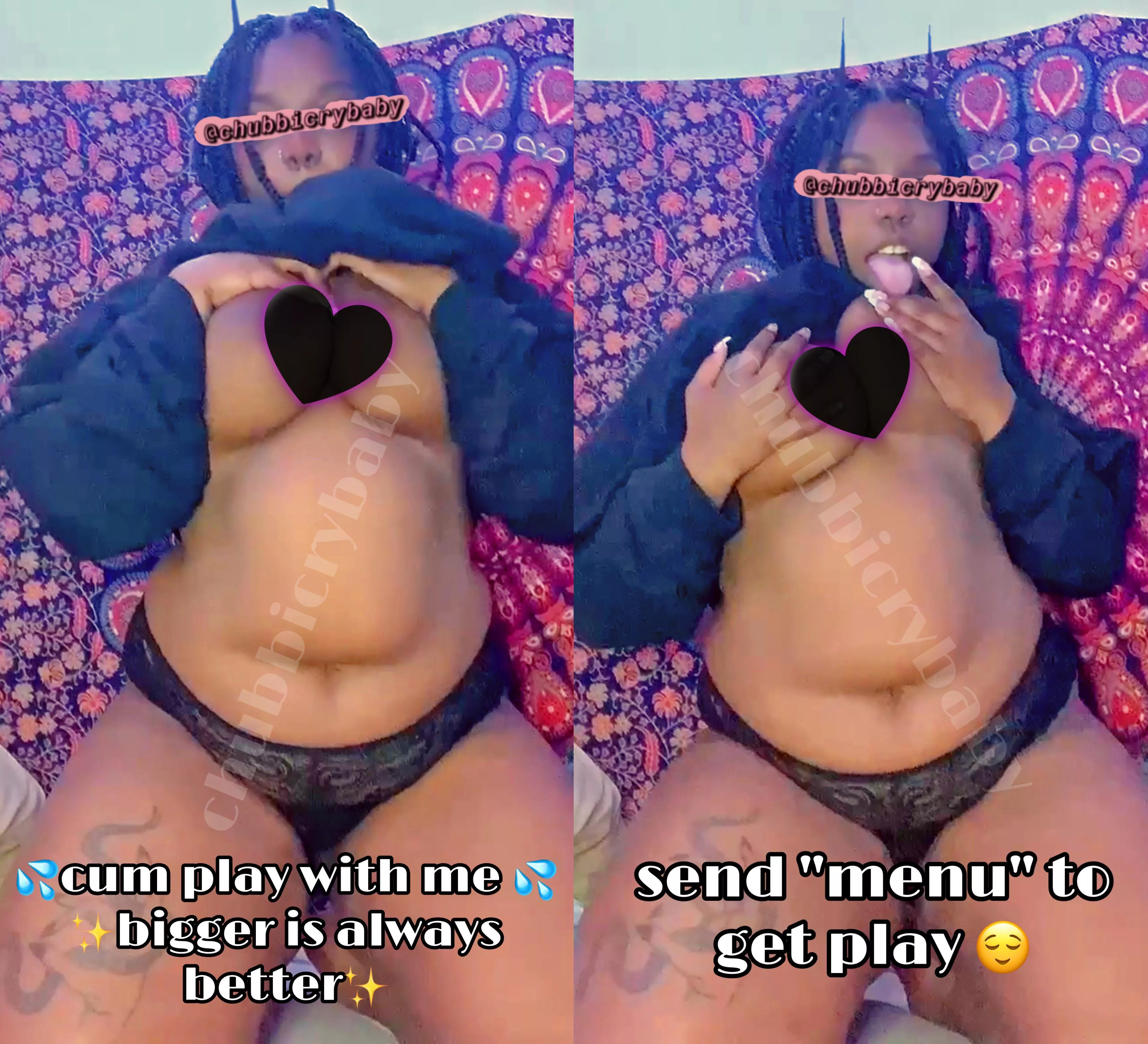 cum play with this chubby babe, bigger is better😋 | 💦[GFE] [sext] [rate] custom/premade [pic] [vid] panties [fet]ish friendly💦, i do show face ✨kik me @princessmari111 posted by childlike_luna