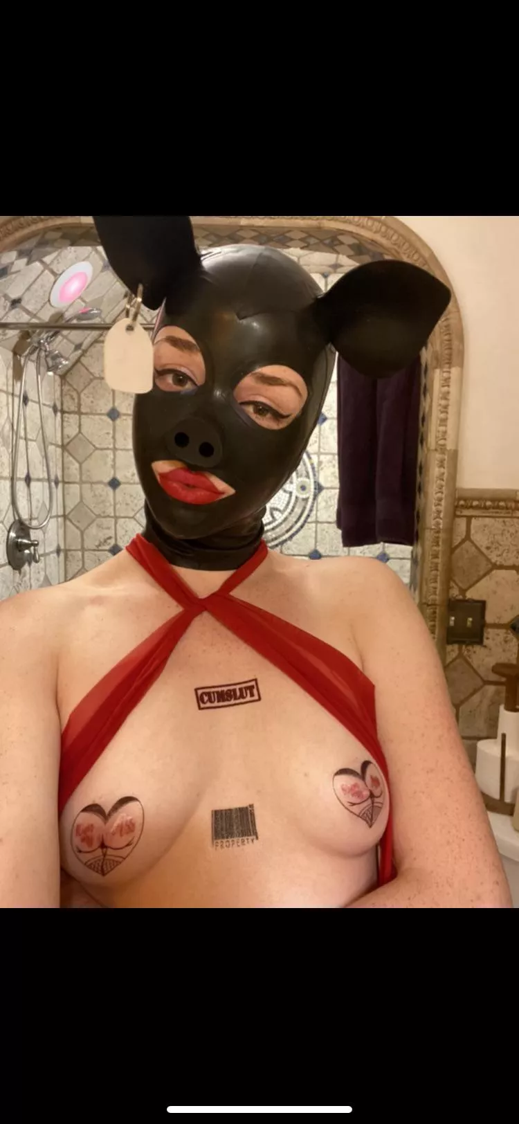 Cumslut piggy 🐷 😈 posted by trashwhore420