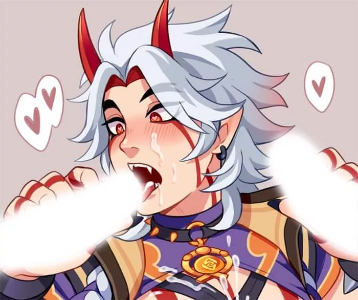 Cute and Hot 💞🔥 (artist: CUMMITUS) (Genshin Impact) posted by FelixBurntThePancake