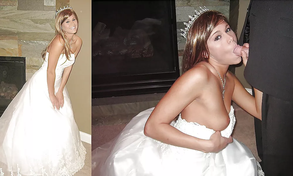 Cute bride didn't waste any time getting onto that cock posted by ChiefMelonInspector