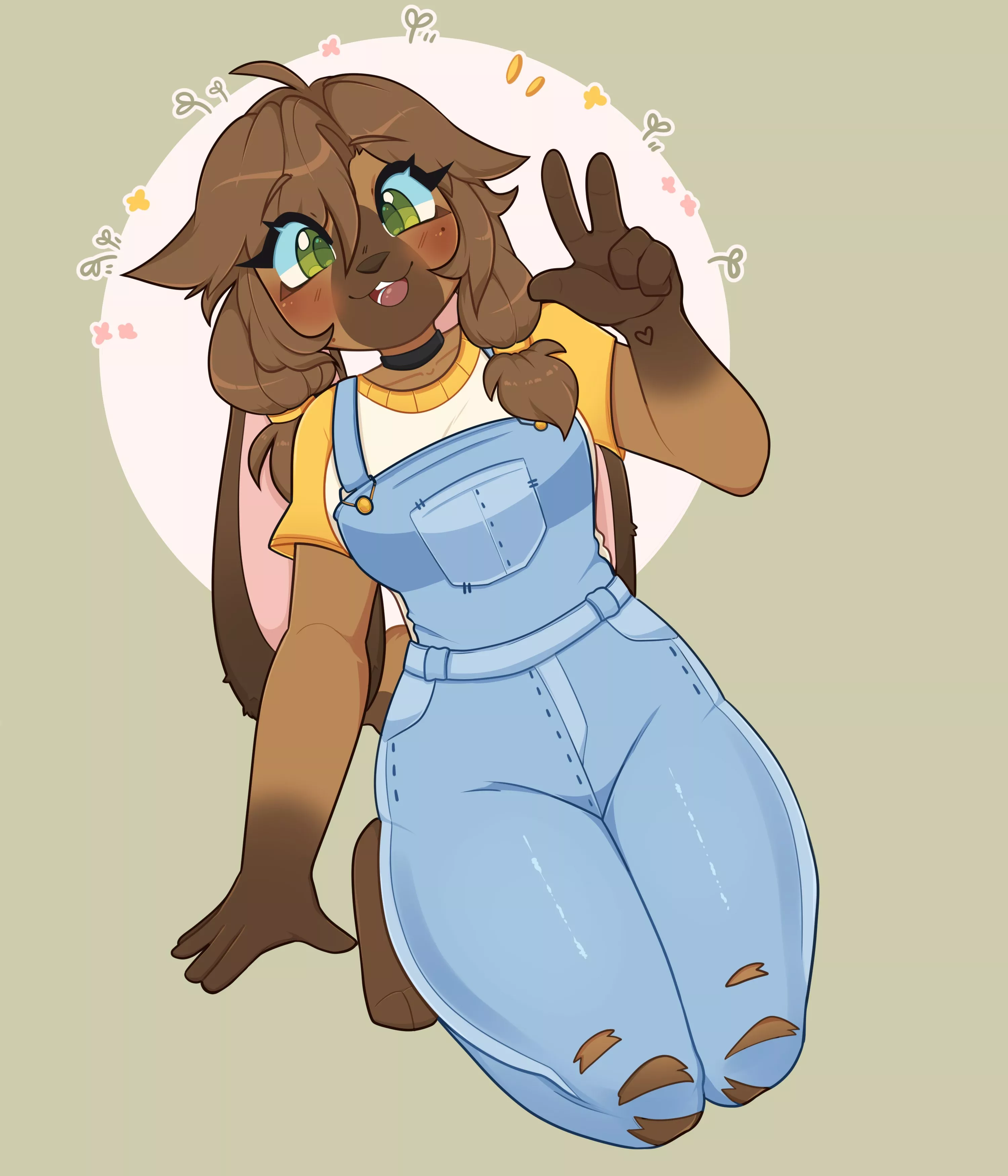 Cute bunny girl!! (Commission) art by me @mistysnugglebug on twitter! posted by MistySnuggleBug