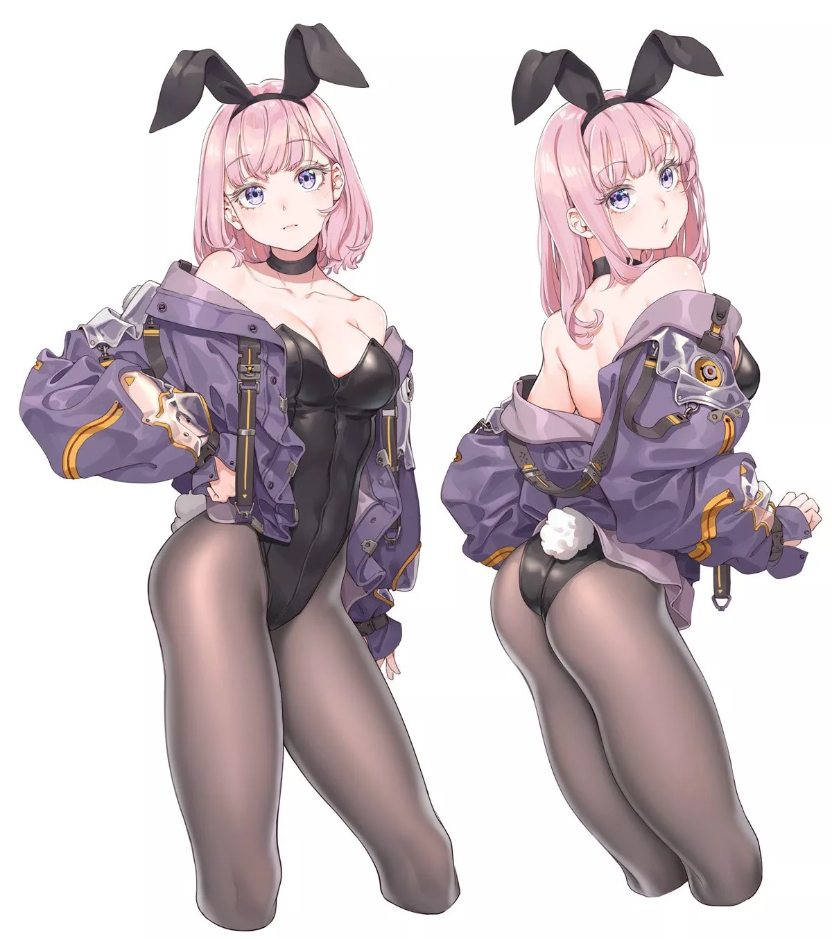 Cute Bunny Girl Cool Jacket (Fangxiang Cuoluan) [Original] posted by sequence_string