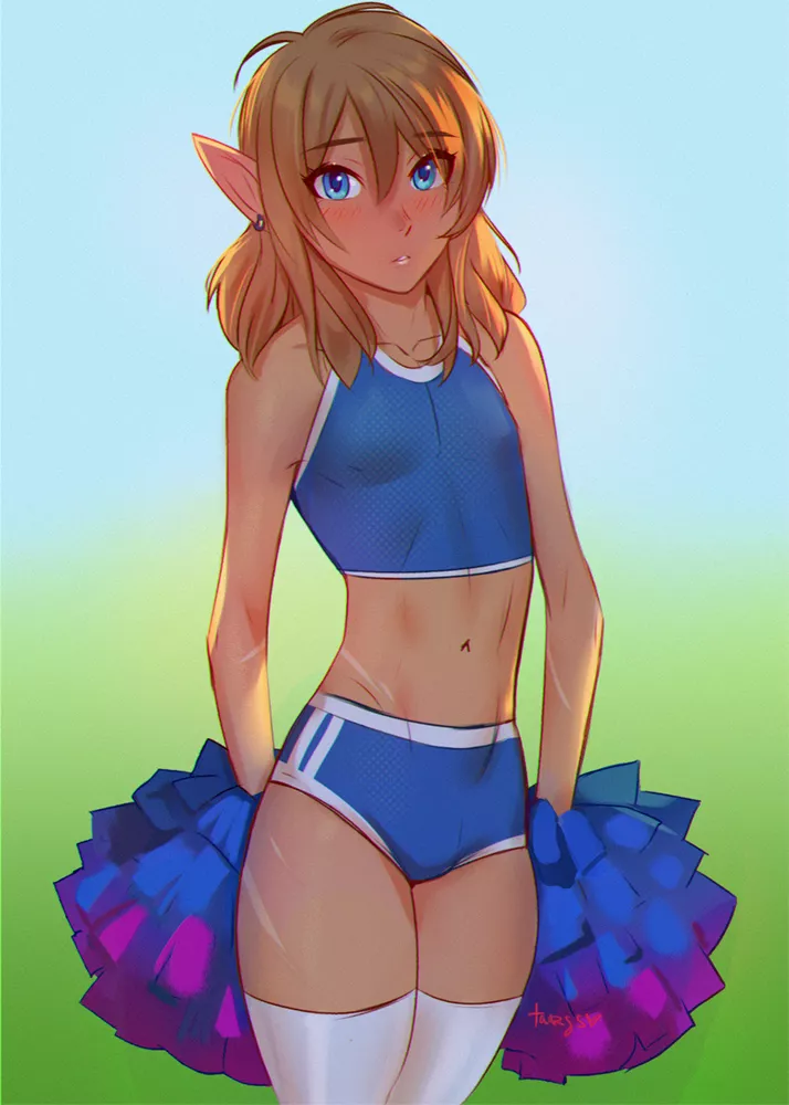 Cute cheerleader Link posted by GhostBlizzardos