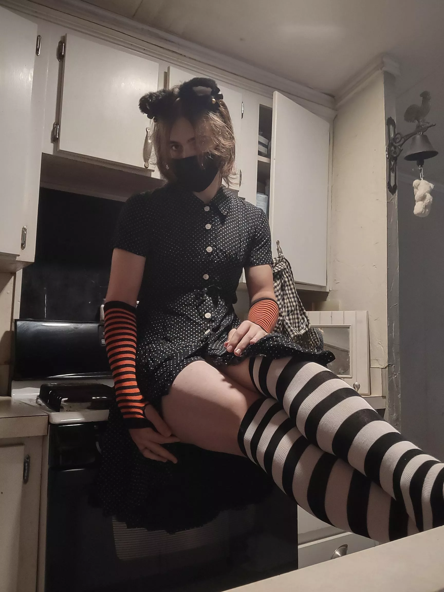 ~cute dress with Halloween vibes🥰~ I need a real boy to play with 😔 💜 posted by FleshyPrimate