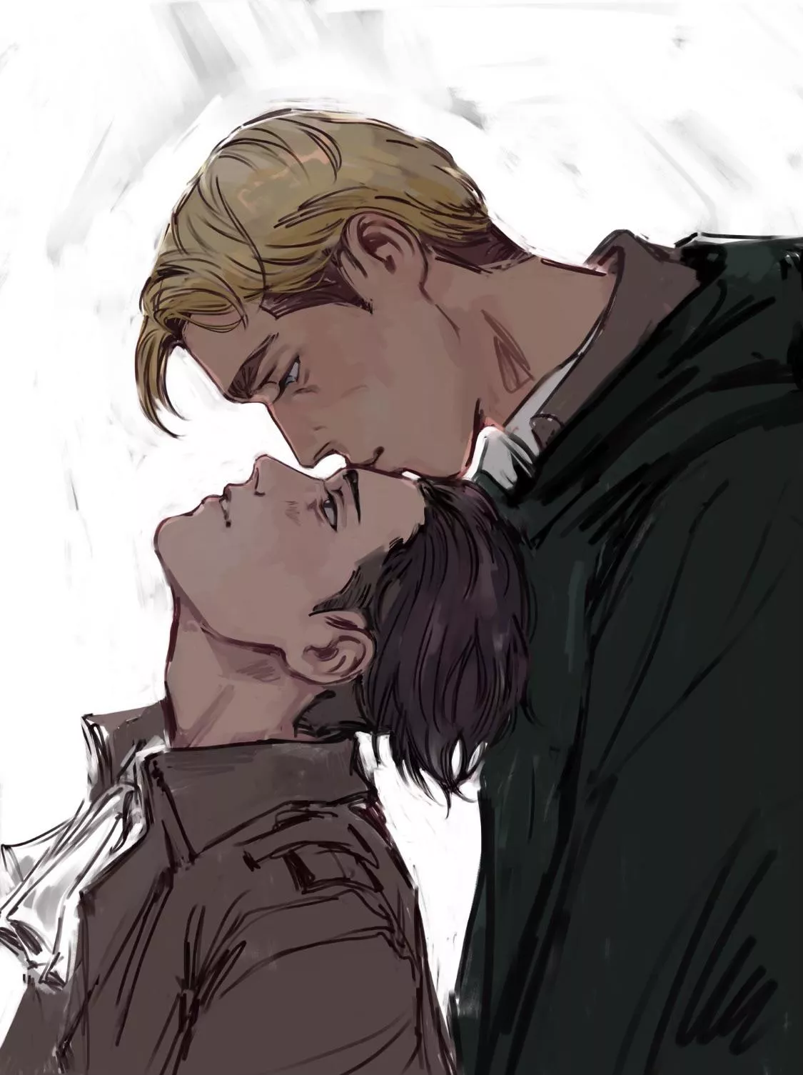 Cute Eruri (Attack on Titan) posted by bond_bond53