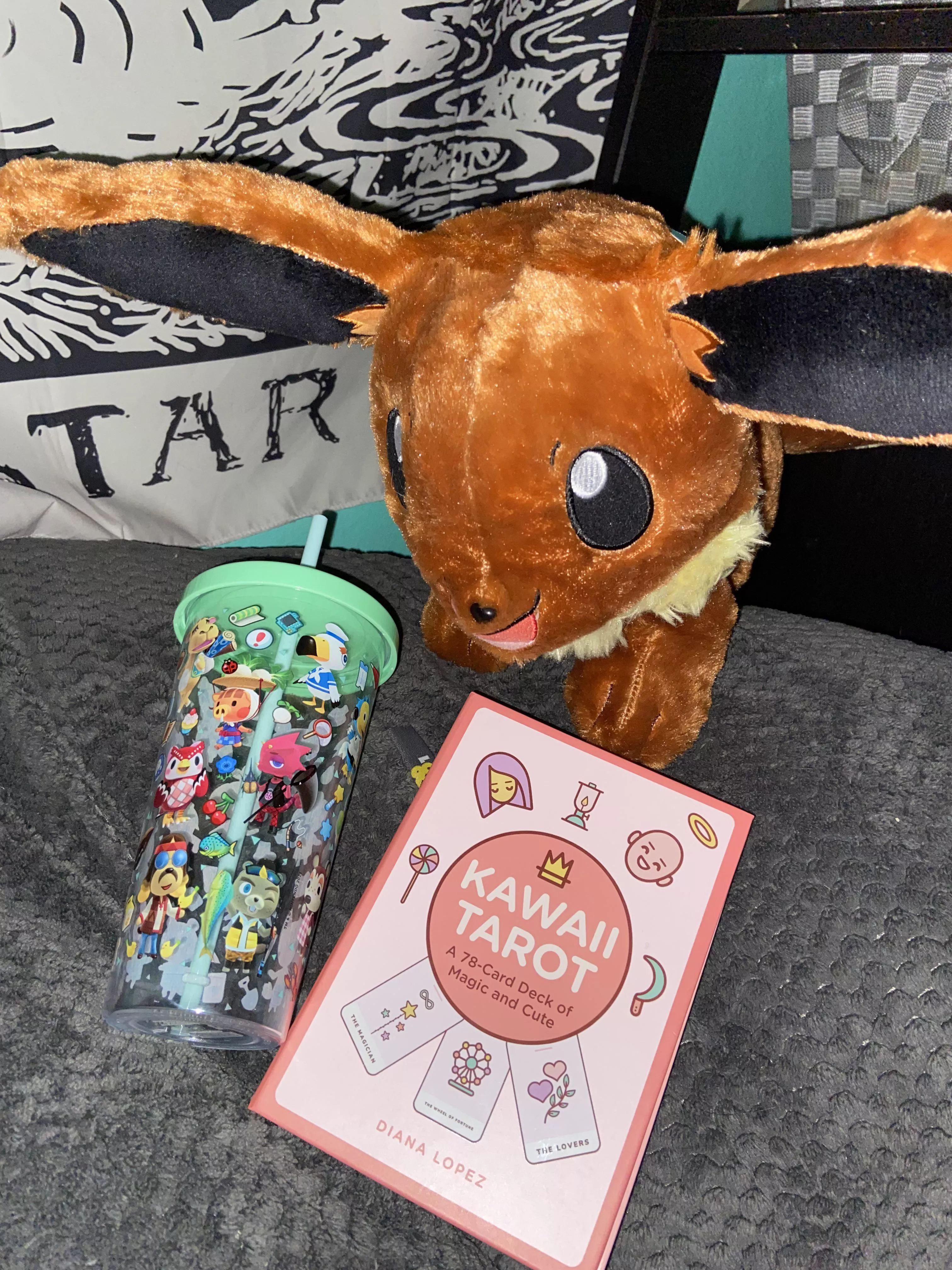 daddy taked me to the mall to go to build a bear and now i has strawberry scented eevee and the cutest tarot cards ive ever seen!!! ðŸ’•ðŸ’•ðŸ’•ðŸ’• i has the bestest daddy :33 ðŸ¥º posted by tennysonnnn