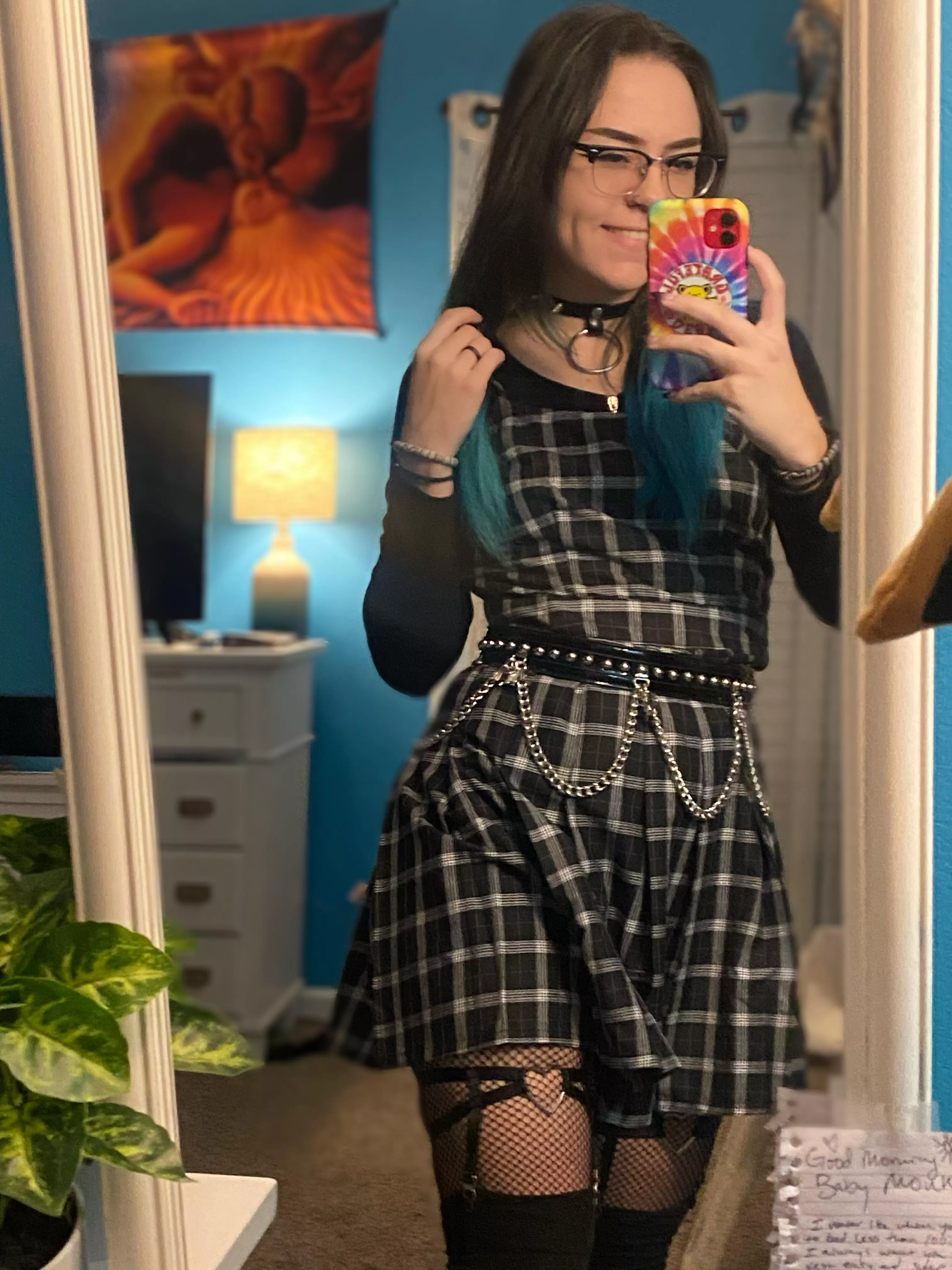 Daddy told me he was taking me out to dinner and to get dressed up ðŸ¥°ðŸŒˆðŸ–¤ I felt so cute. posted by Patient-Summer-3022