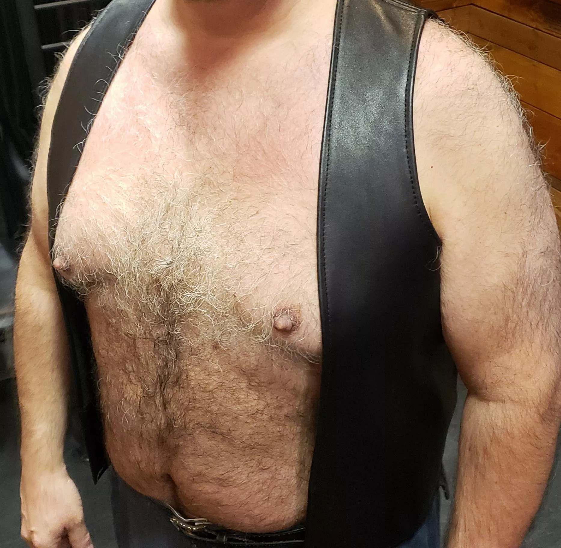 Daddy's nips need boy's attention. posted by Big_Alternative_7481