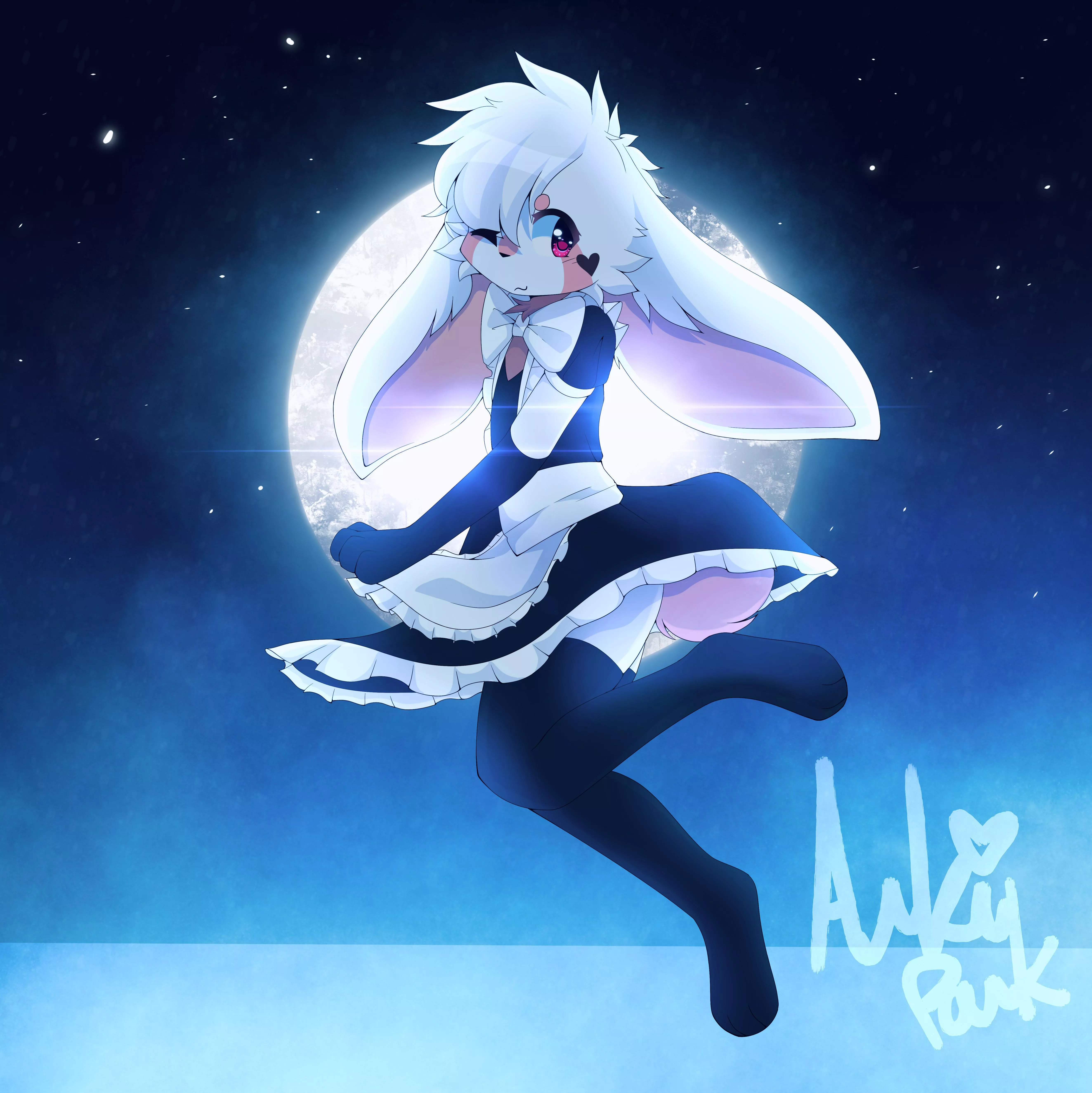 Dancing in the moonlight (art by me, @arkiuvu on twitter) posted by Krispei100