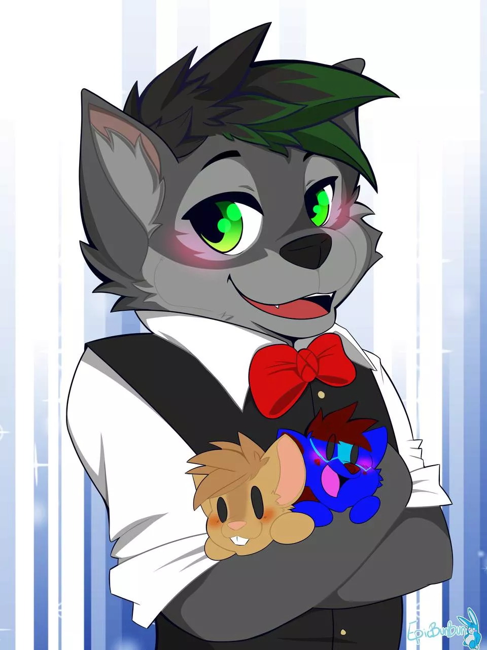 Dapper Wolf (Art By Me) posted by Breakingsovereignty