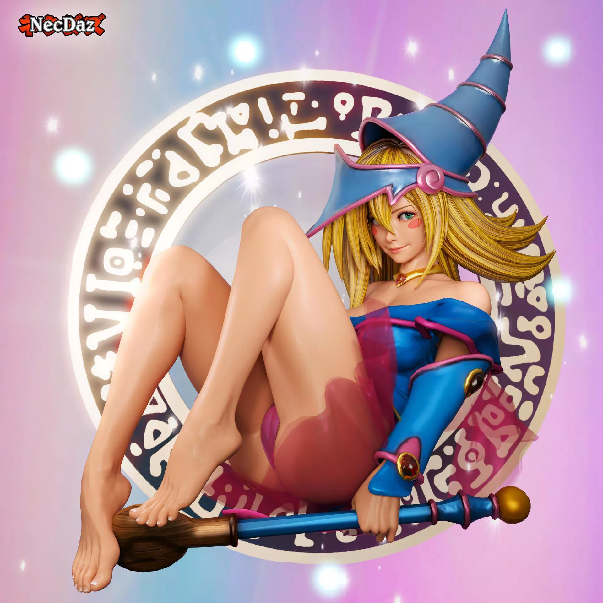 Dark Magician Girl activates your trap card [Yu-Gi-Oh!] (Necdaz) posted by Dirtydan794