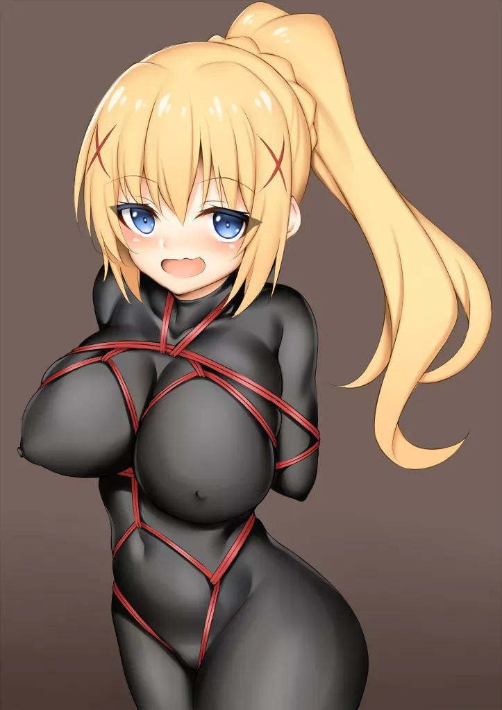 Darkness Bodysuit Shibari (Toshishikisai) [KonoSuba] posted by sequence_string