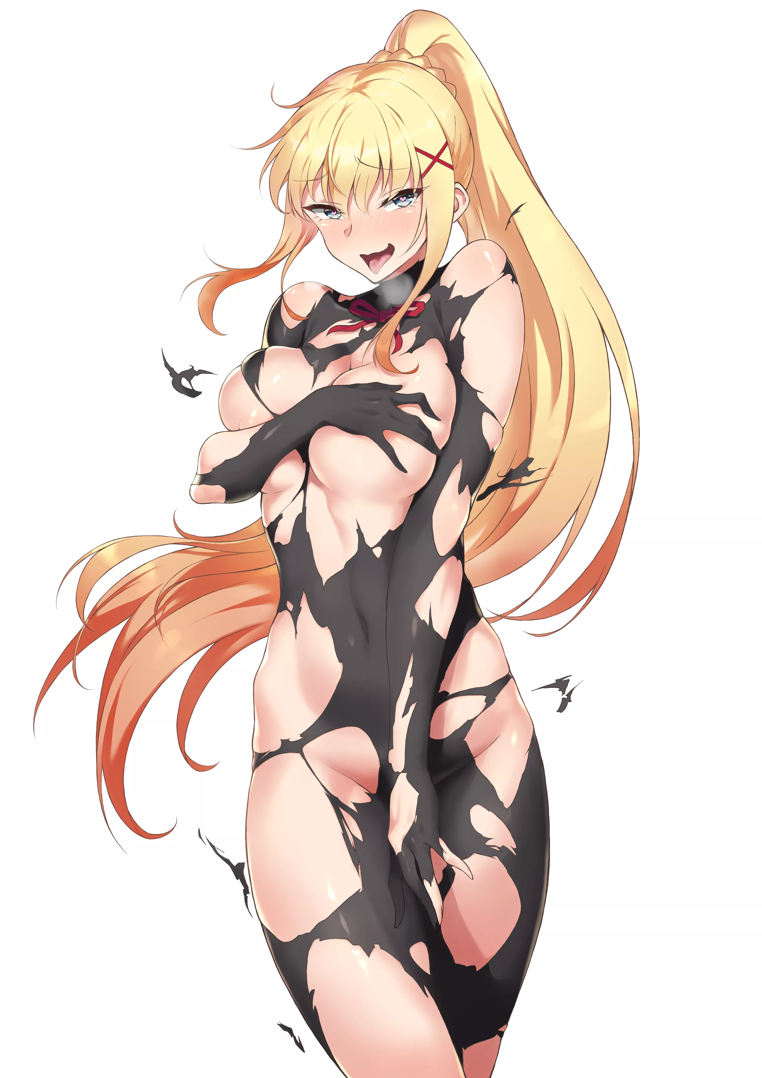 Darkness Torn Bodysuit (Momihige) [Konosuba] posted by sequence_string