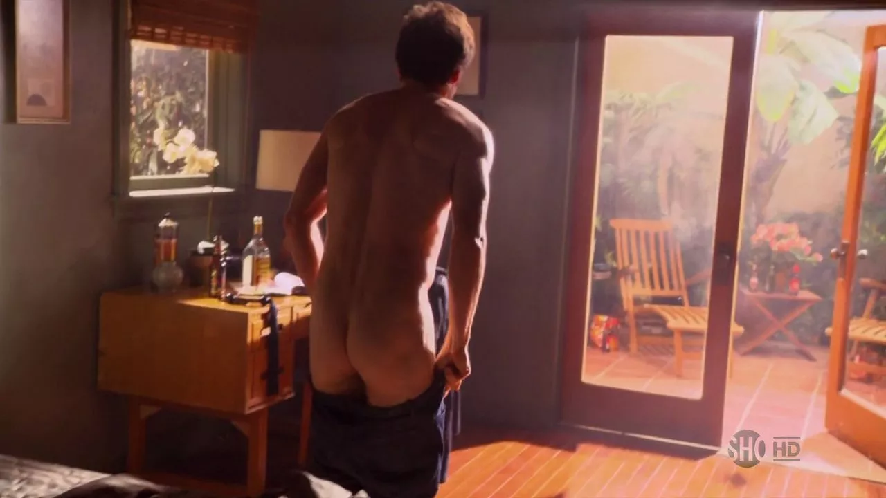 David Duchovny, actor naked in the TV series Californication. posted by Sardonicus83