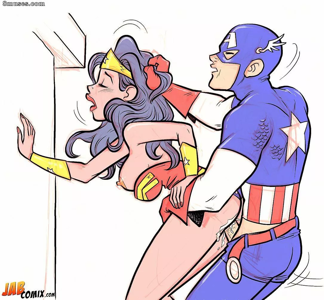 DC vs Marvel (JabComix) [Wonder Woman, Captain America] posted by Wakabomb