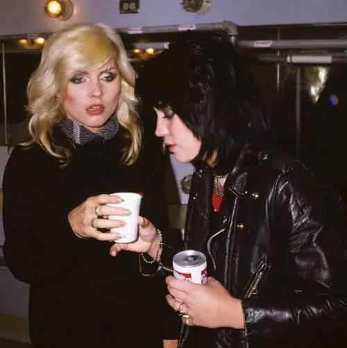 Debbie Harry and Joan Jett 1980s posted by takinitalloff