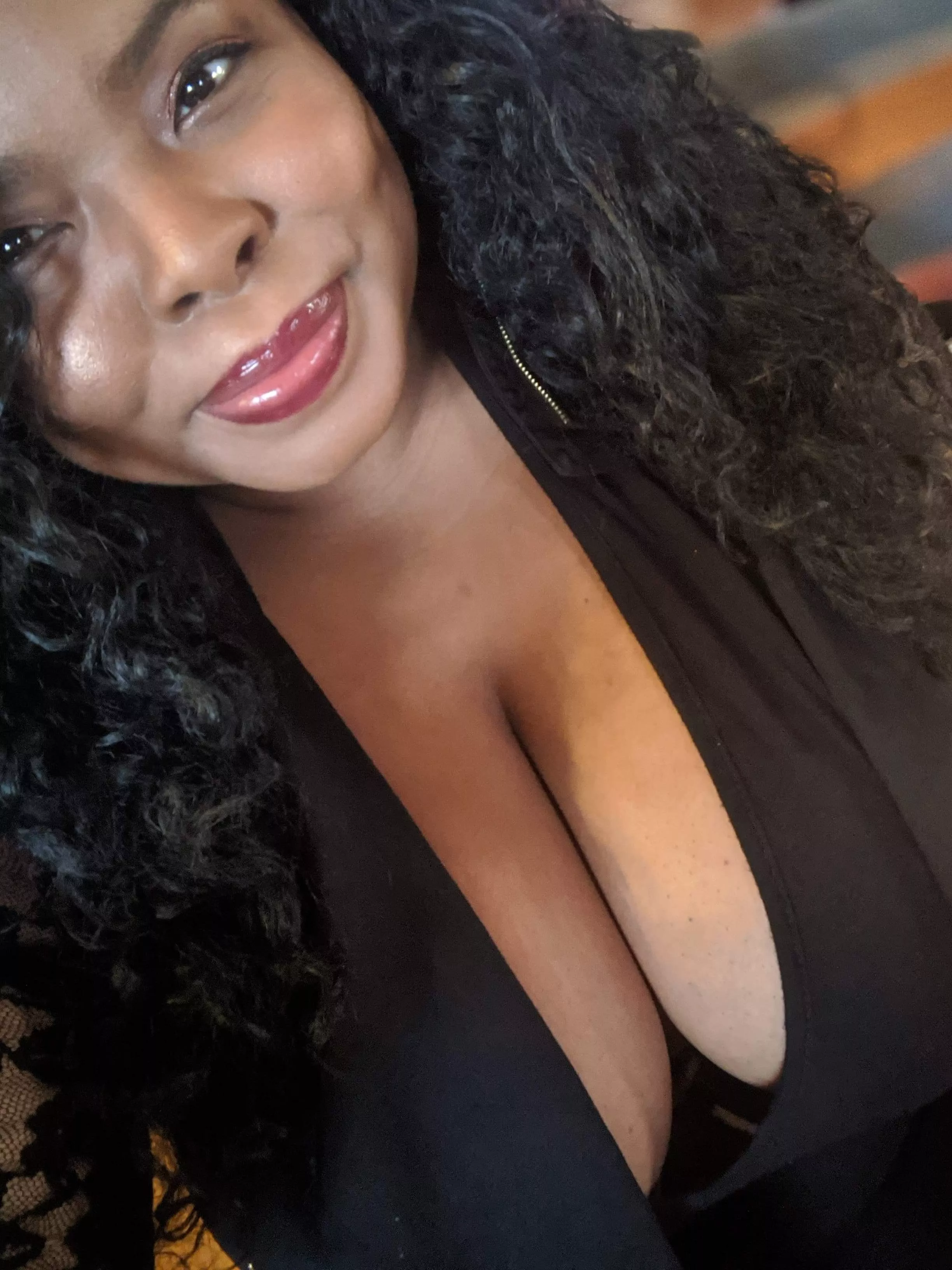 Deep cleavage ready for you.. posted by Coratexplorer