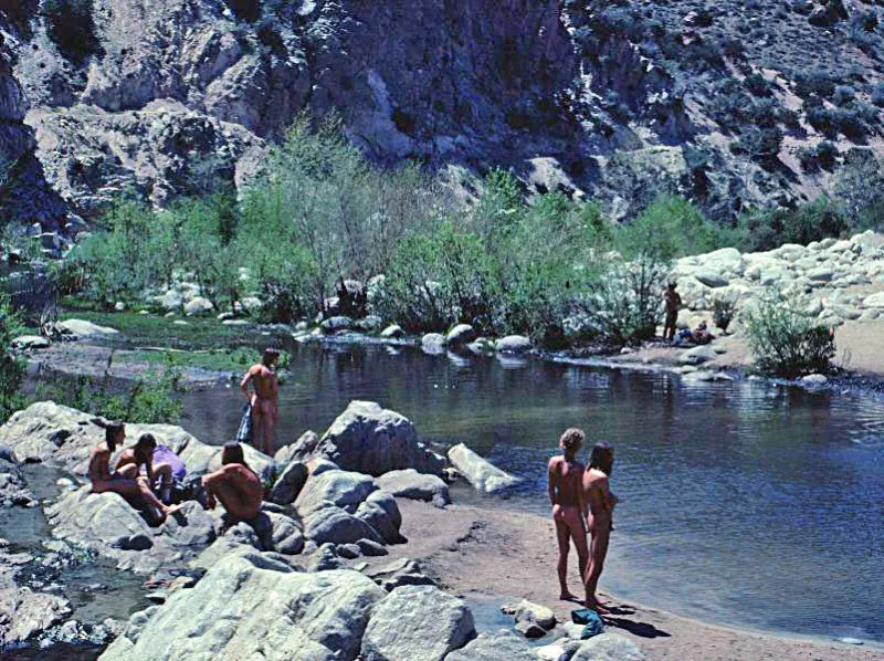 Deep Creek Hot Springs, April 1977 posted by NaturistPictures