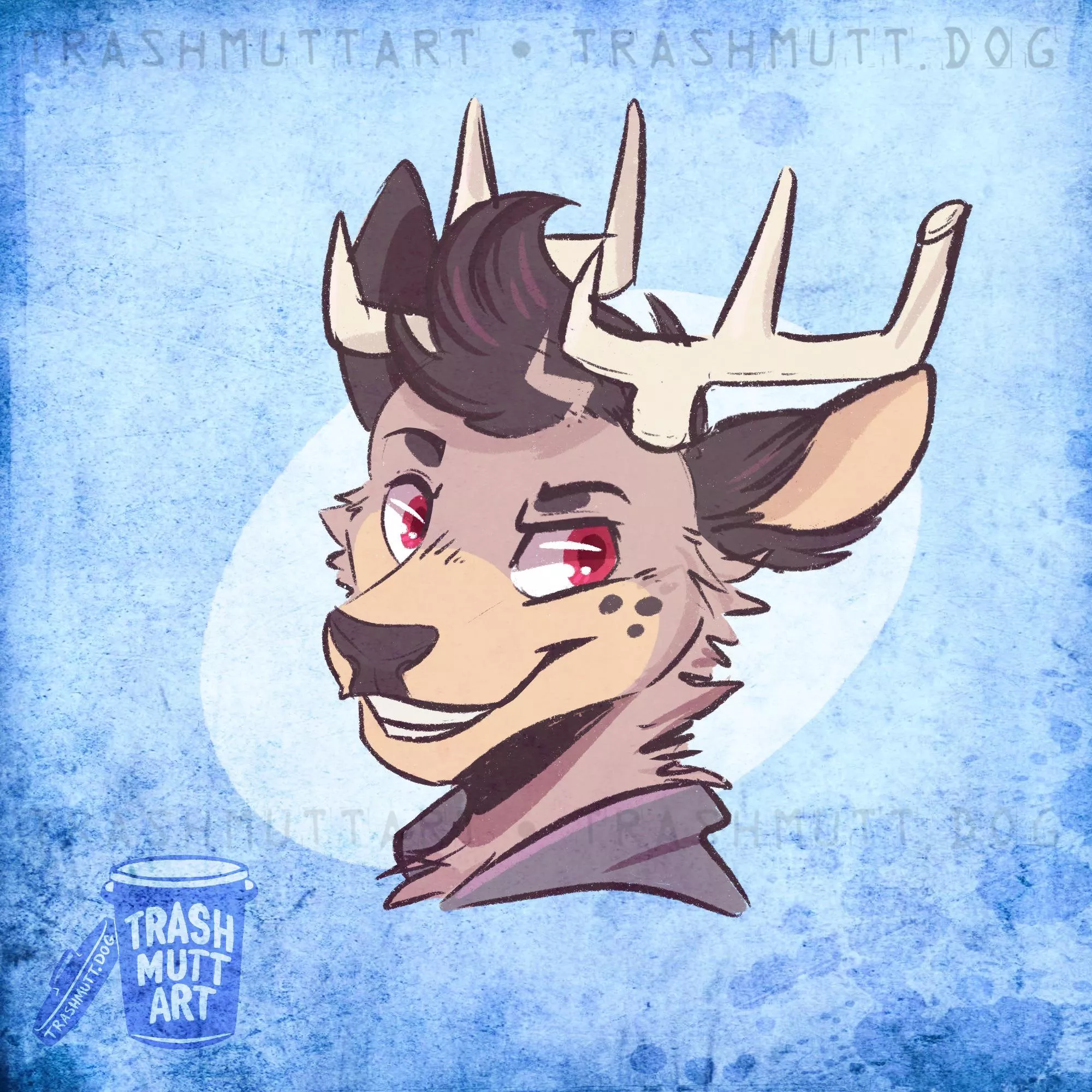 Deer 🦌 (art by me - TrashmuttArt on Twitter) posted by trash-mutt