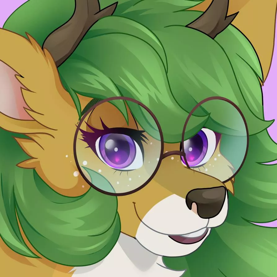 Deer Icon Commission (art by me) ♡ posted by HexMama