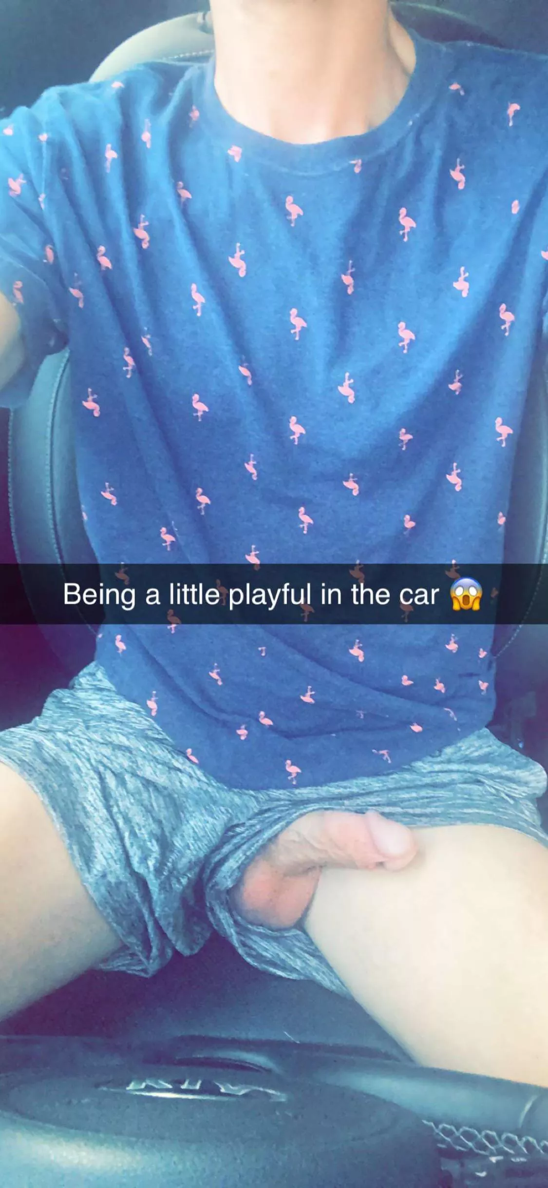 Definitely feeling playful in the car today 😂 posted by Longjumping1991