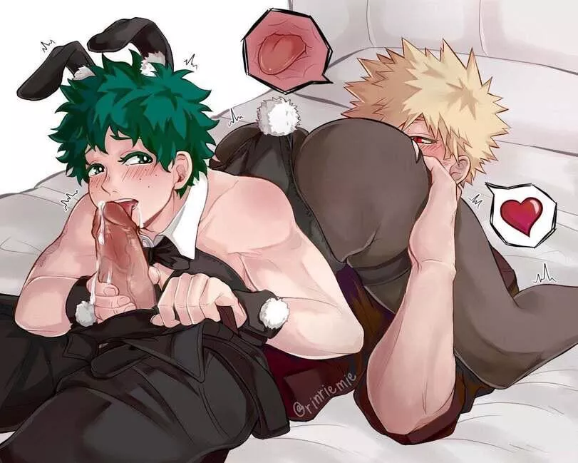 Deku getting his ass eaten posted by 486sofafa486