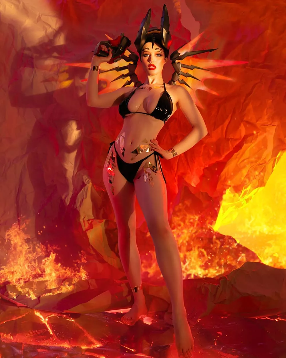 Devil Mercy | Overwatch | by Lada Lyumos posted by usuarioslayer