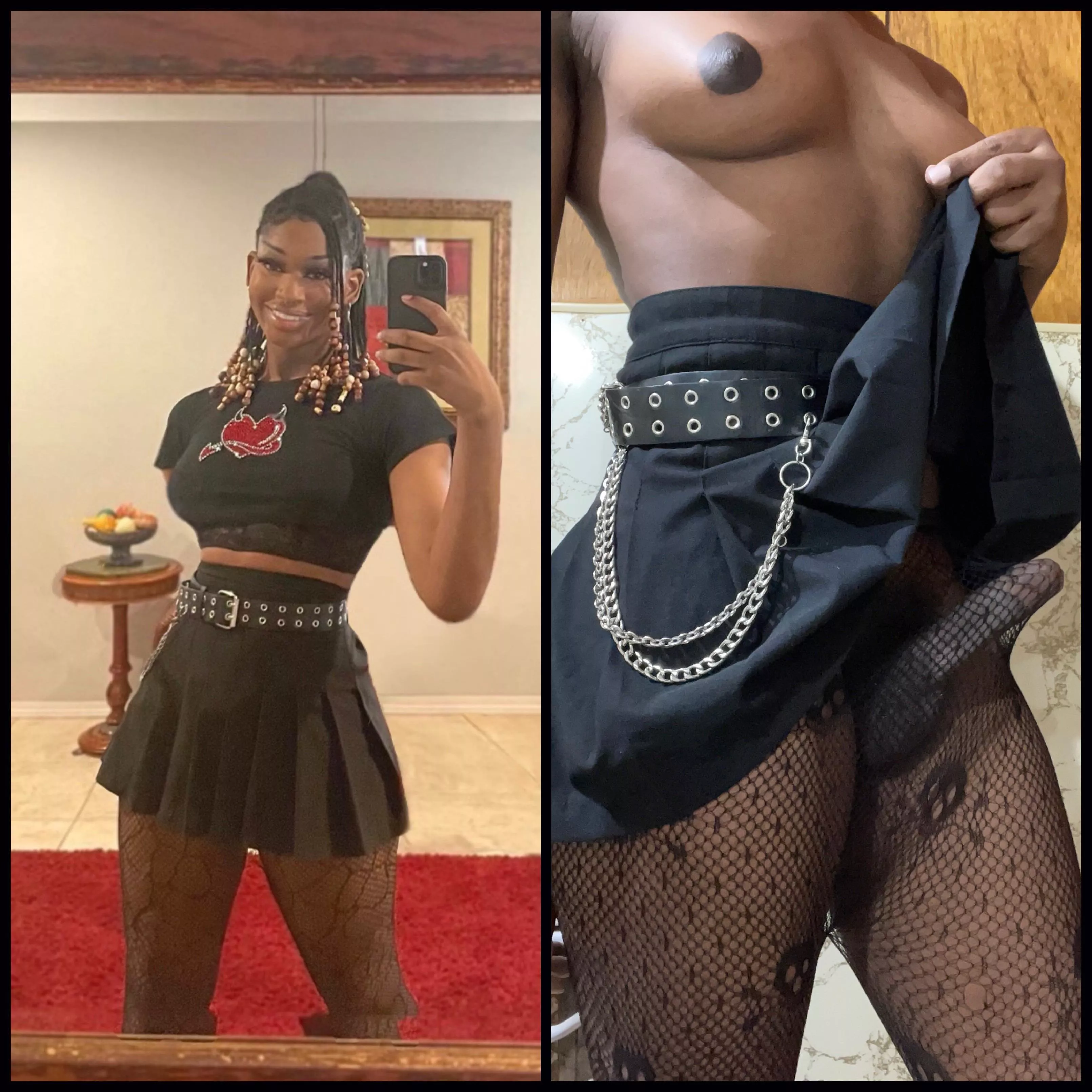 dicks this big need a mouth, would you help? posted by emoblkgirly