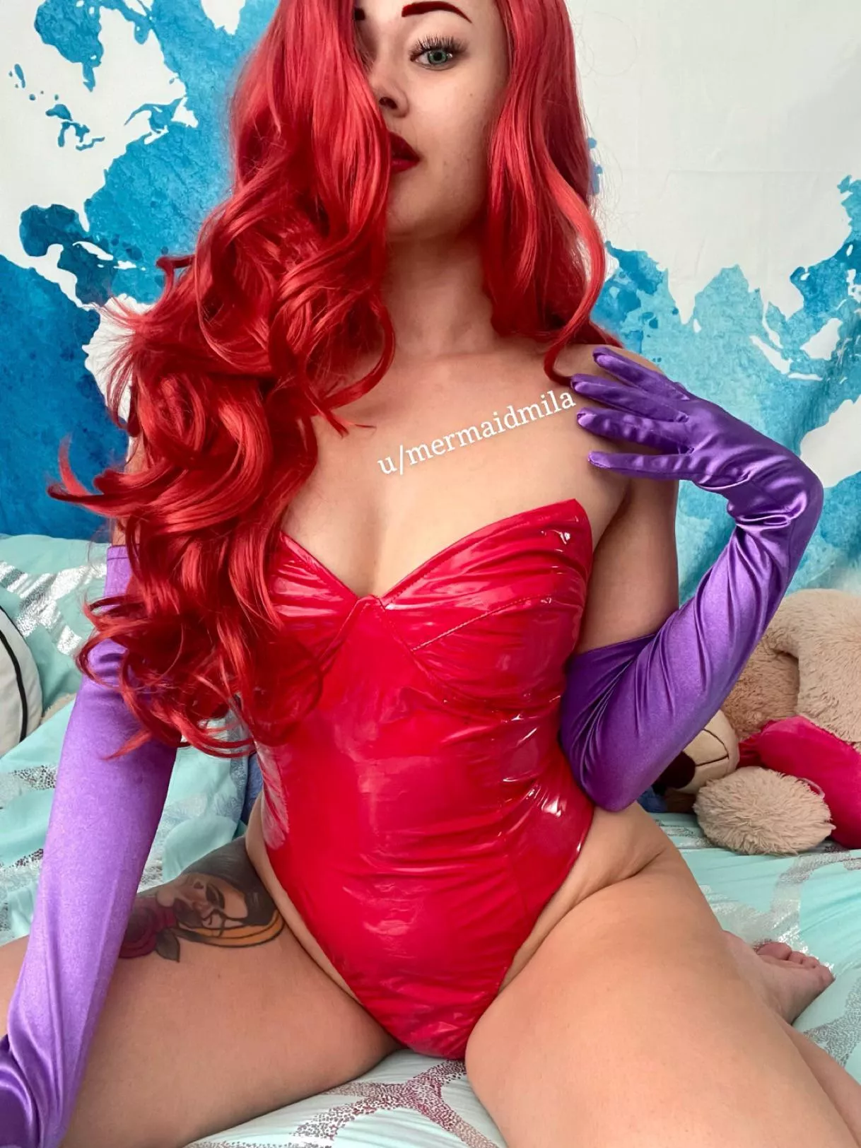 Did a little Jessica Rabbit cosplay [f] posted by mermaidmila