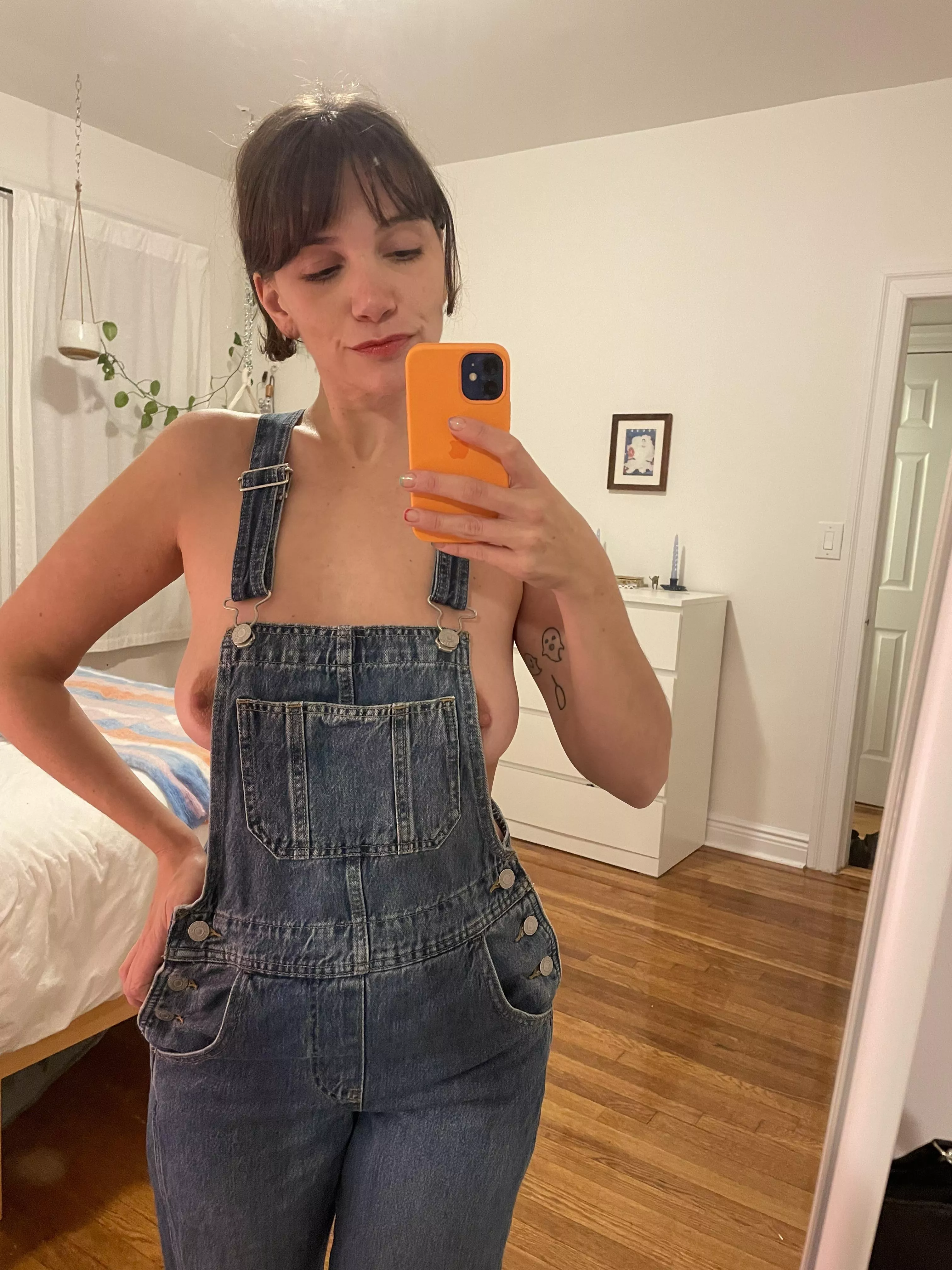 Did I just manage to make overalls sexy? posted by mollysbloomers89