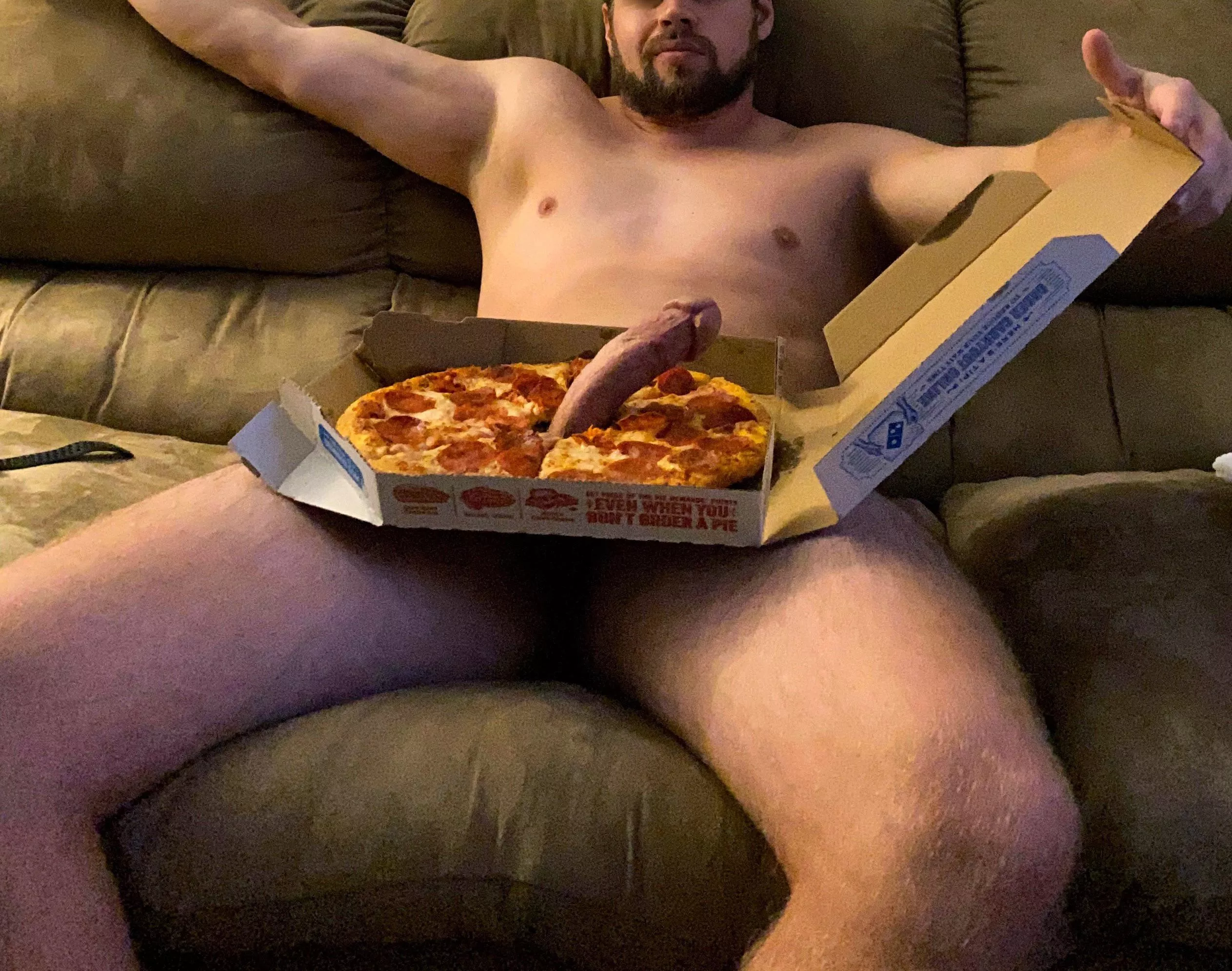 Did someone order the pizza with extra sausage😏😈 posted by yourhotneighbor13-1