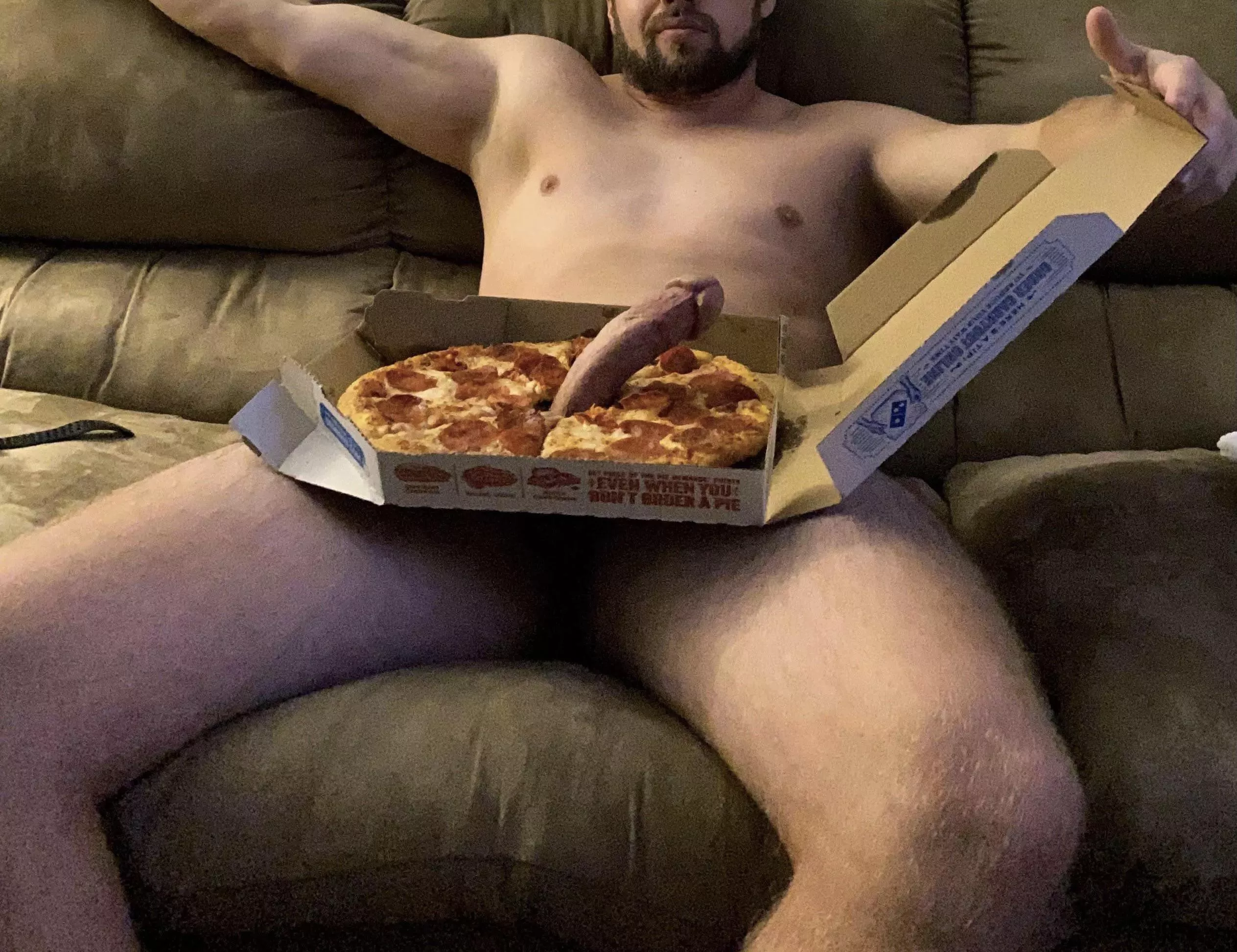 Did someone order the pizza with extra sausage?😈 posted by hotneighbor13-1