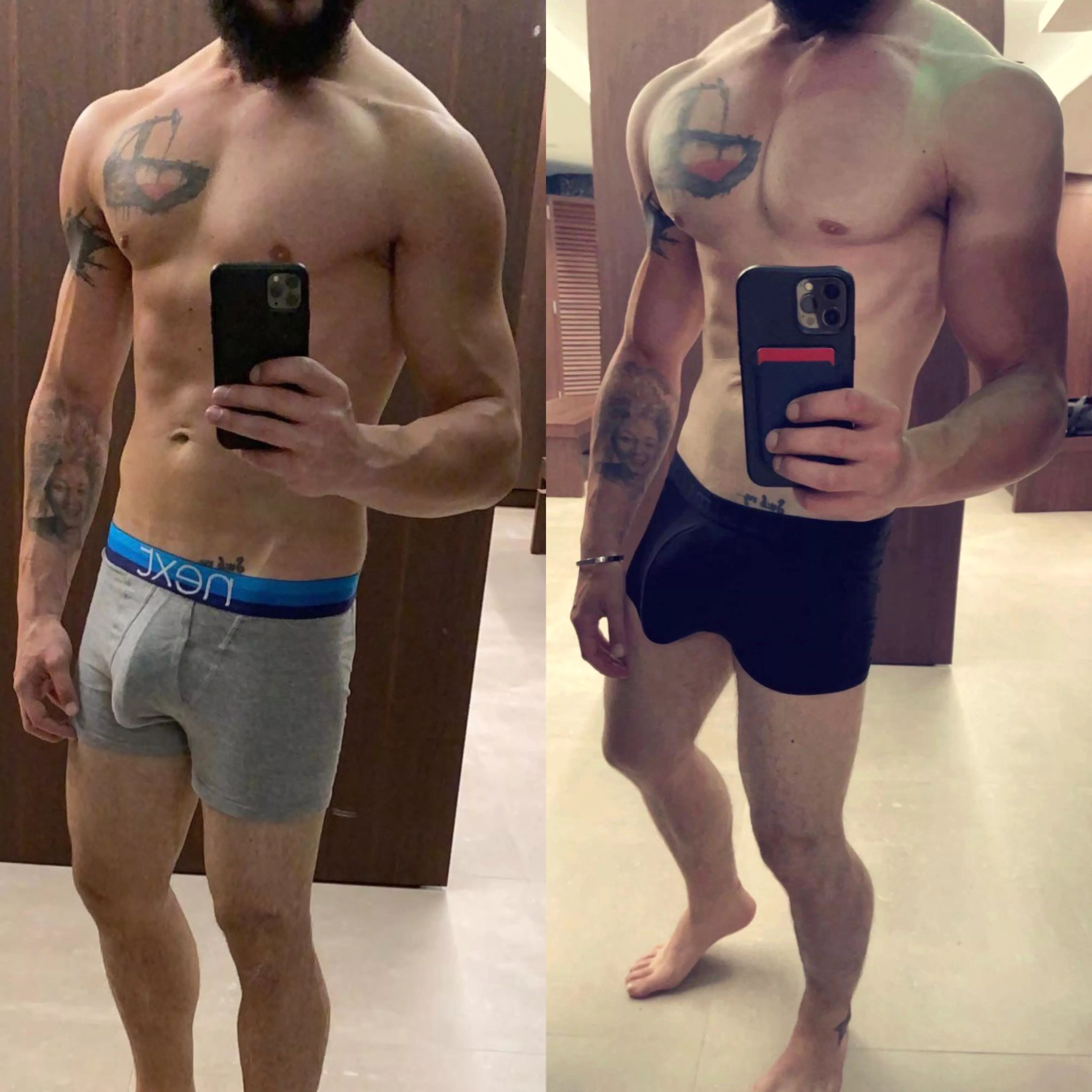 Different underwear and a year of gymâ€¦ posted by HGFomeg