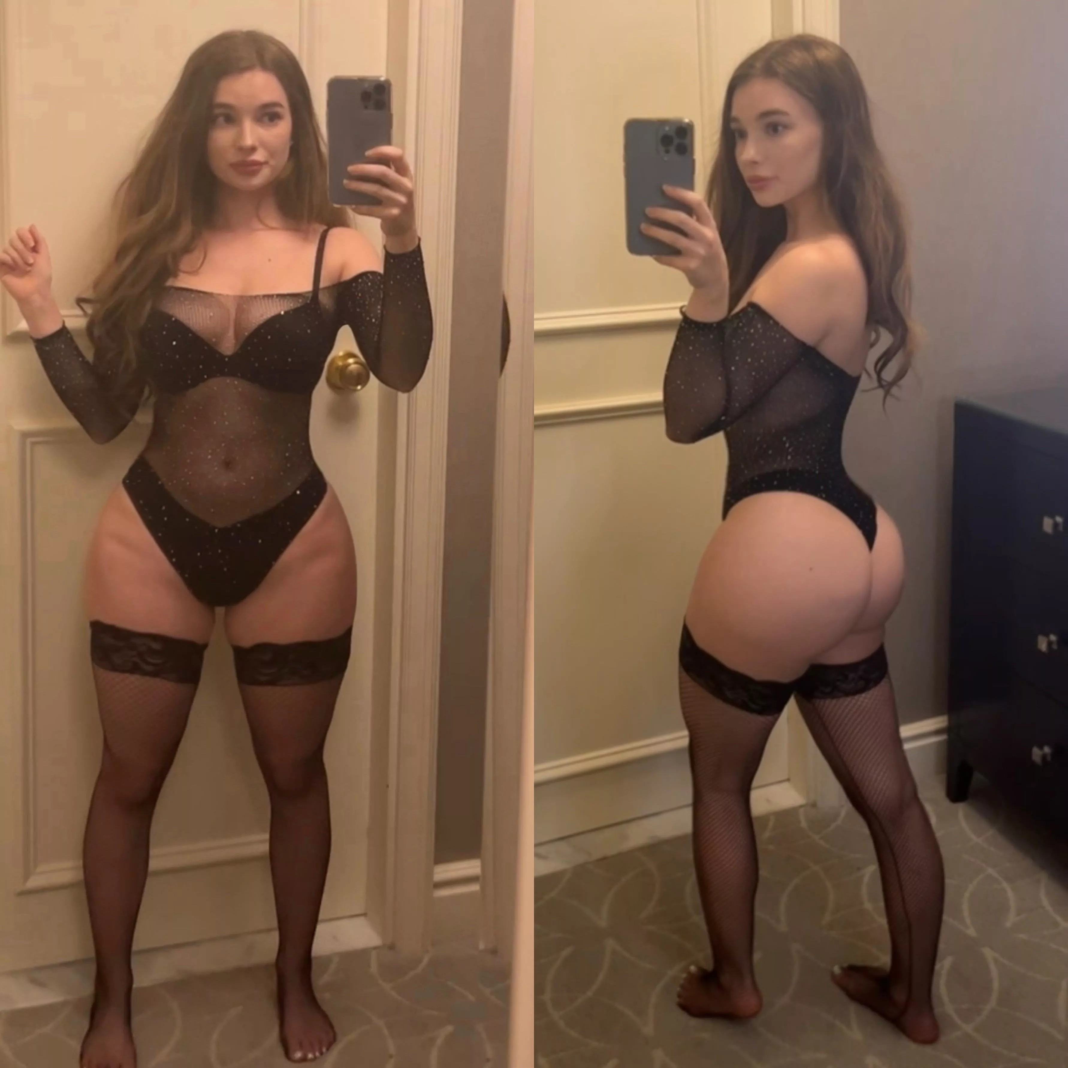 Do I look better from the front or back? ðŸ¥º posted by realprettyangel