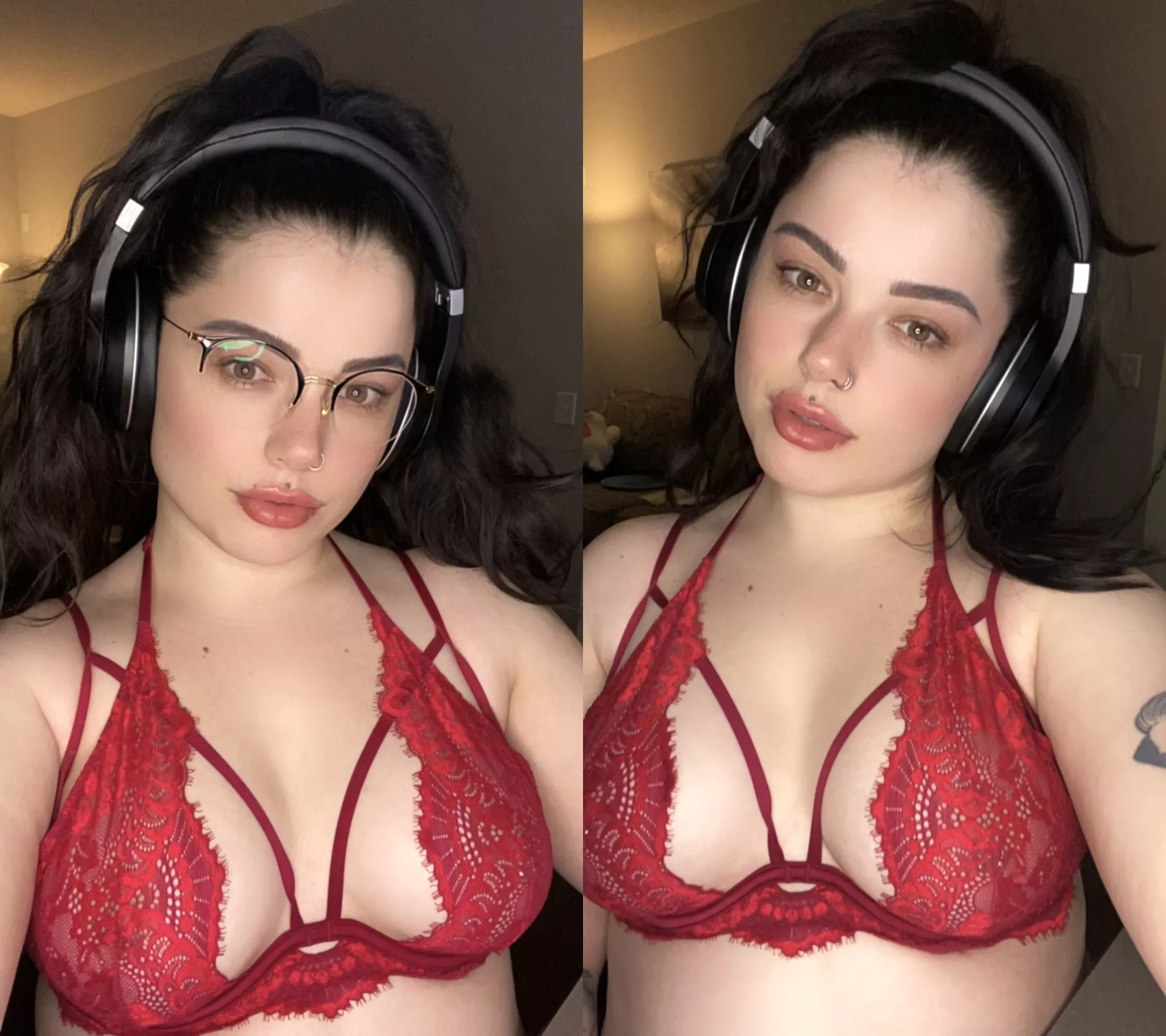 Do I look better with glasses on or off? posted by GodOfDeviants