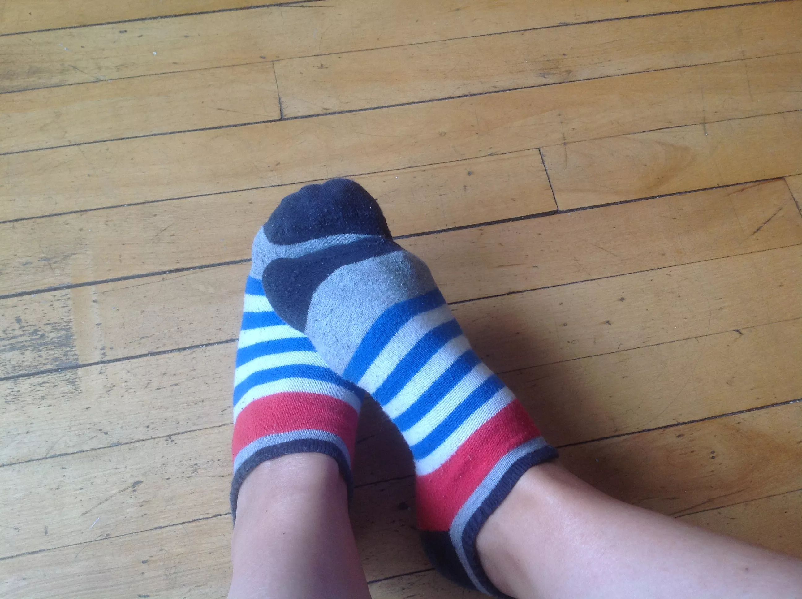 Do u like stripes socks? I do 😍 posted by Heaven_panties