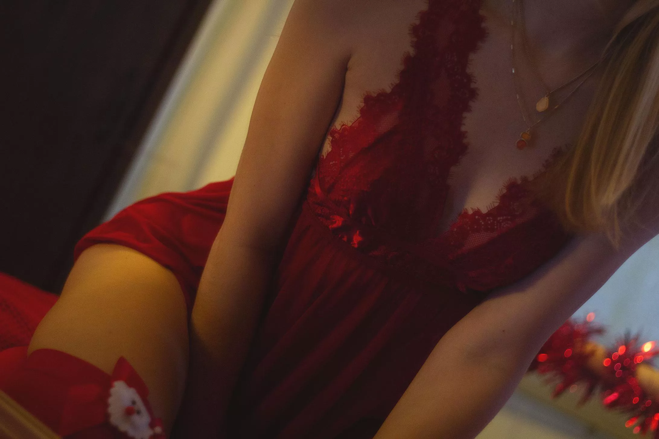 Do we like a festive red babydoll? posted by Naked_Cuddles