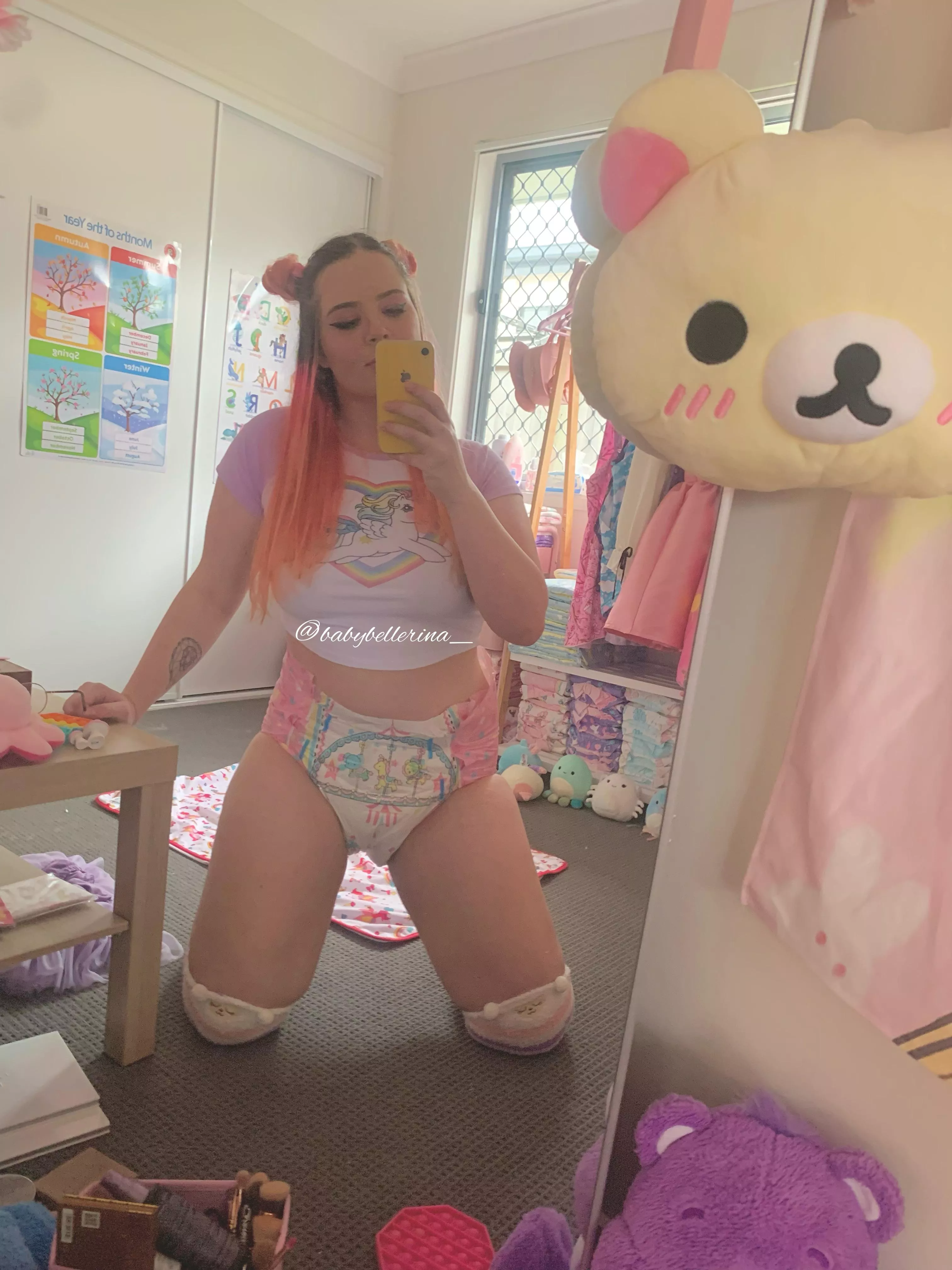 do you like diaper girls with thick thighs? ðŸ˜ posted by babybellerina_