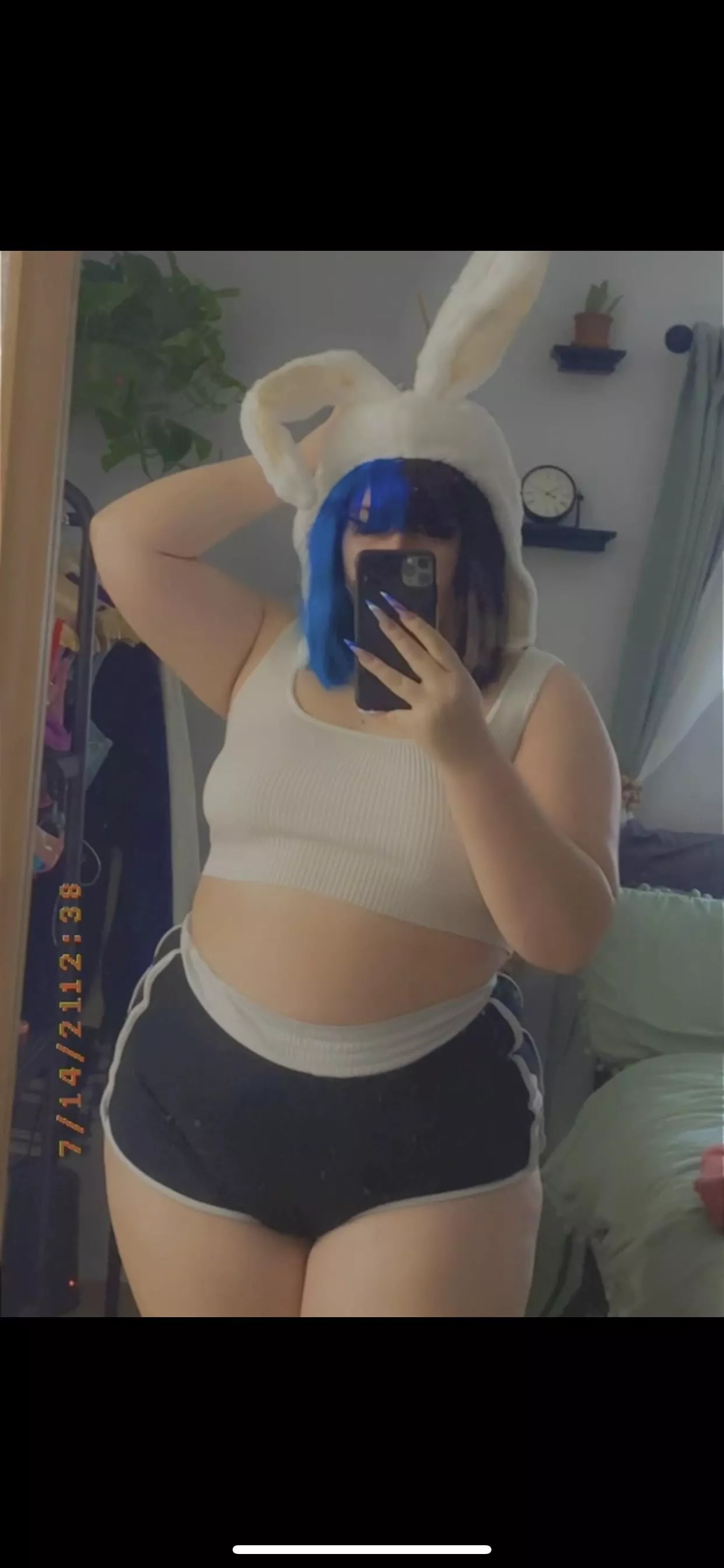 Do you like my bunny ears? 🥺 posted by shylynnoaks