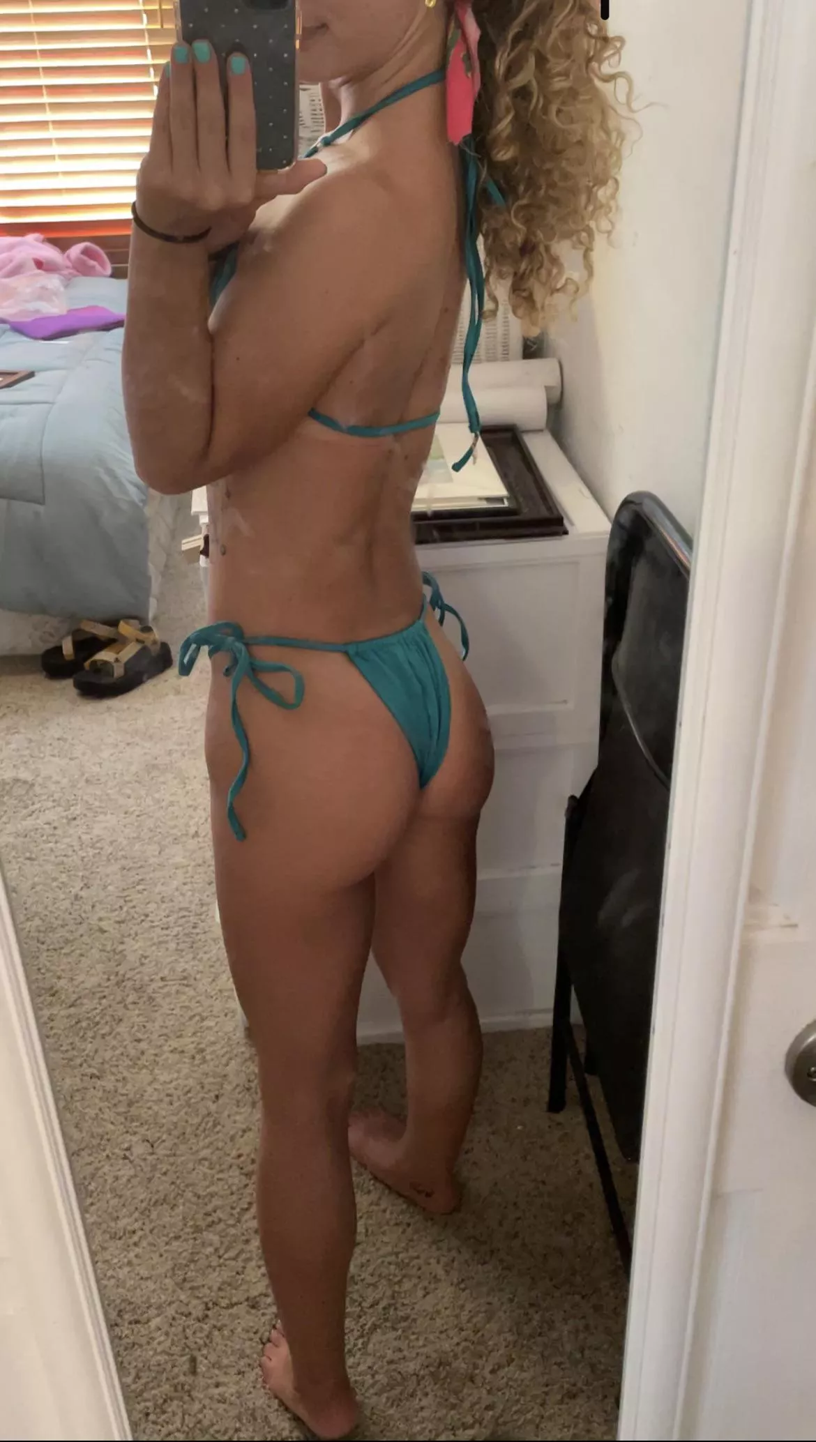 Do you like my cute little butt in my bikini? posted by emmitthegremmit