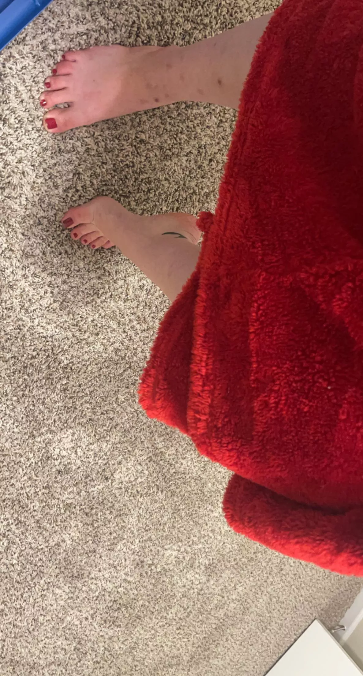 Do you like my cute tasty little toes 🥵 Dms always open 💜 posted by princesspetty669