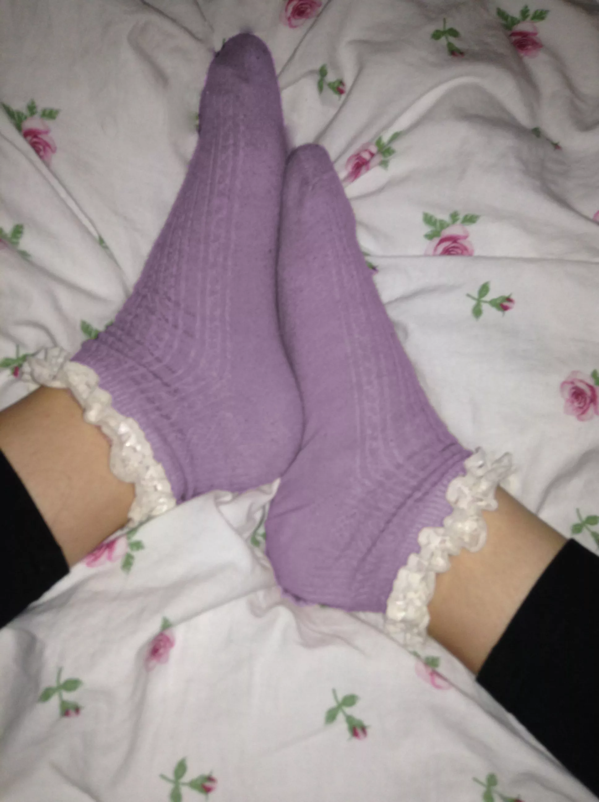 Do you like my fringe socks? :) posted by [deleted]