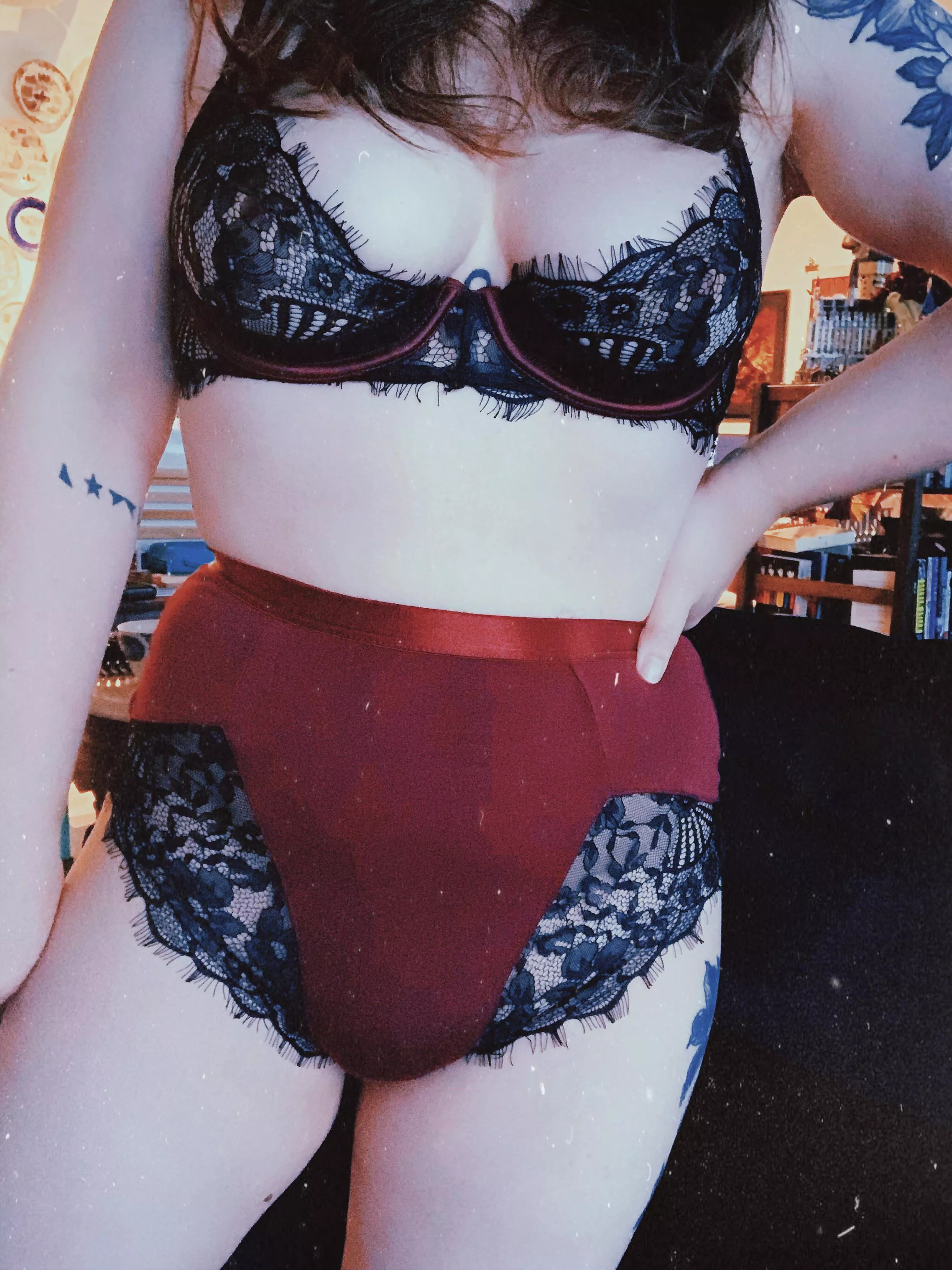 Do you like my new lingerie? posted by la_petitemort94