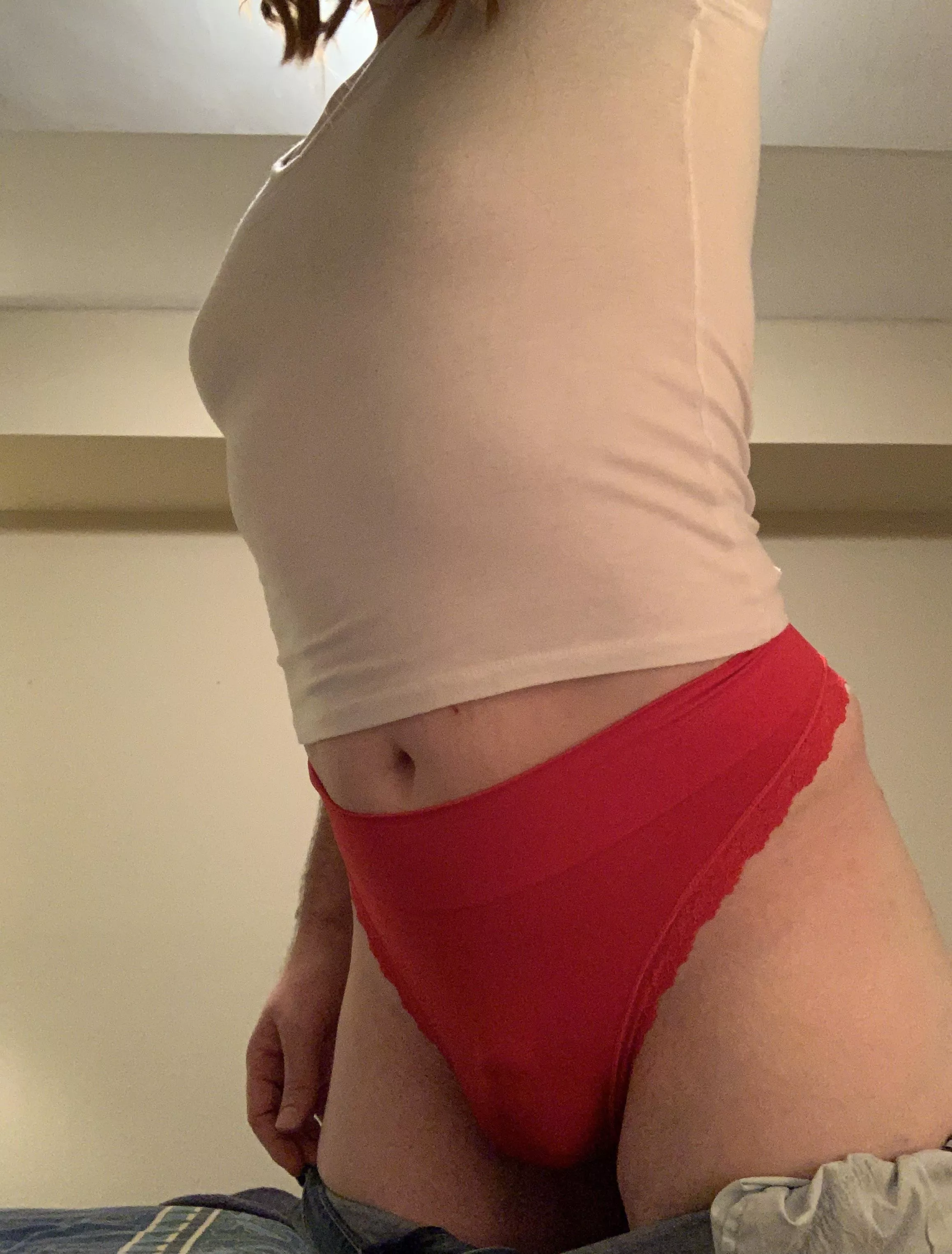 Do you like my red thong? 😉😘 posted by April_Rose23