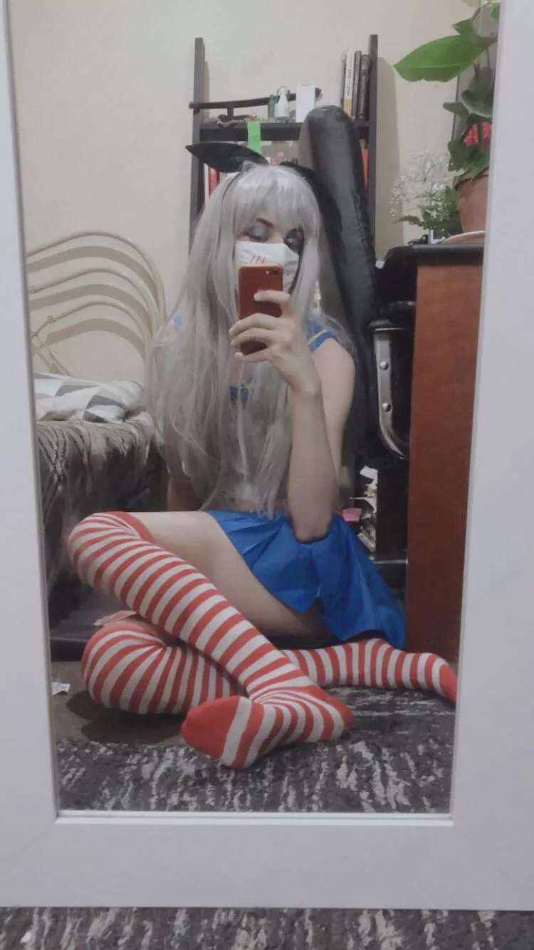 Do you like my Shimakaze cosplay? ☺️ posted by Femboy_alma