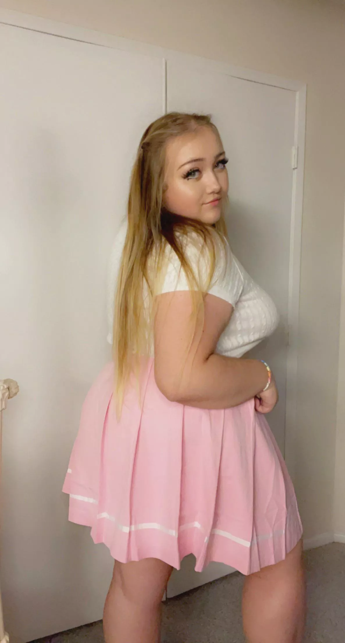 do you like my skirt? (no undies or bra) posted by poutprincessxxx