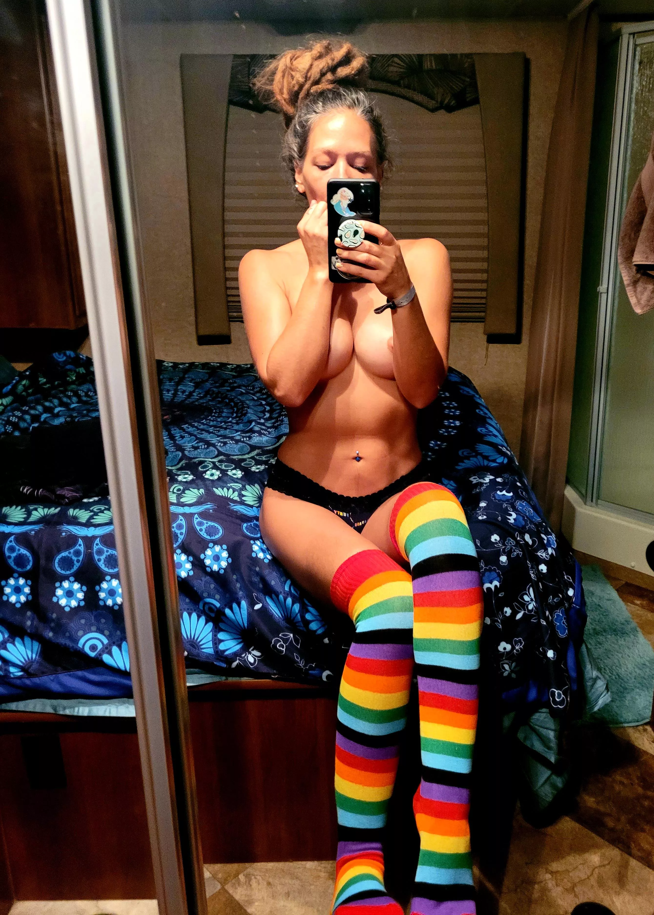 Do you like my socks? My friends gave them to me! (F) (33) posted by misslunablue