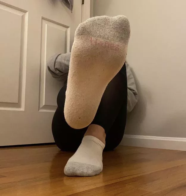 Do you like my white Hanes socks?😋 posted by Realistic-Olive-9974