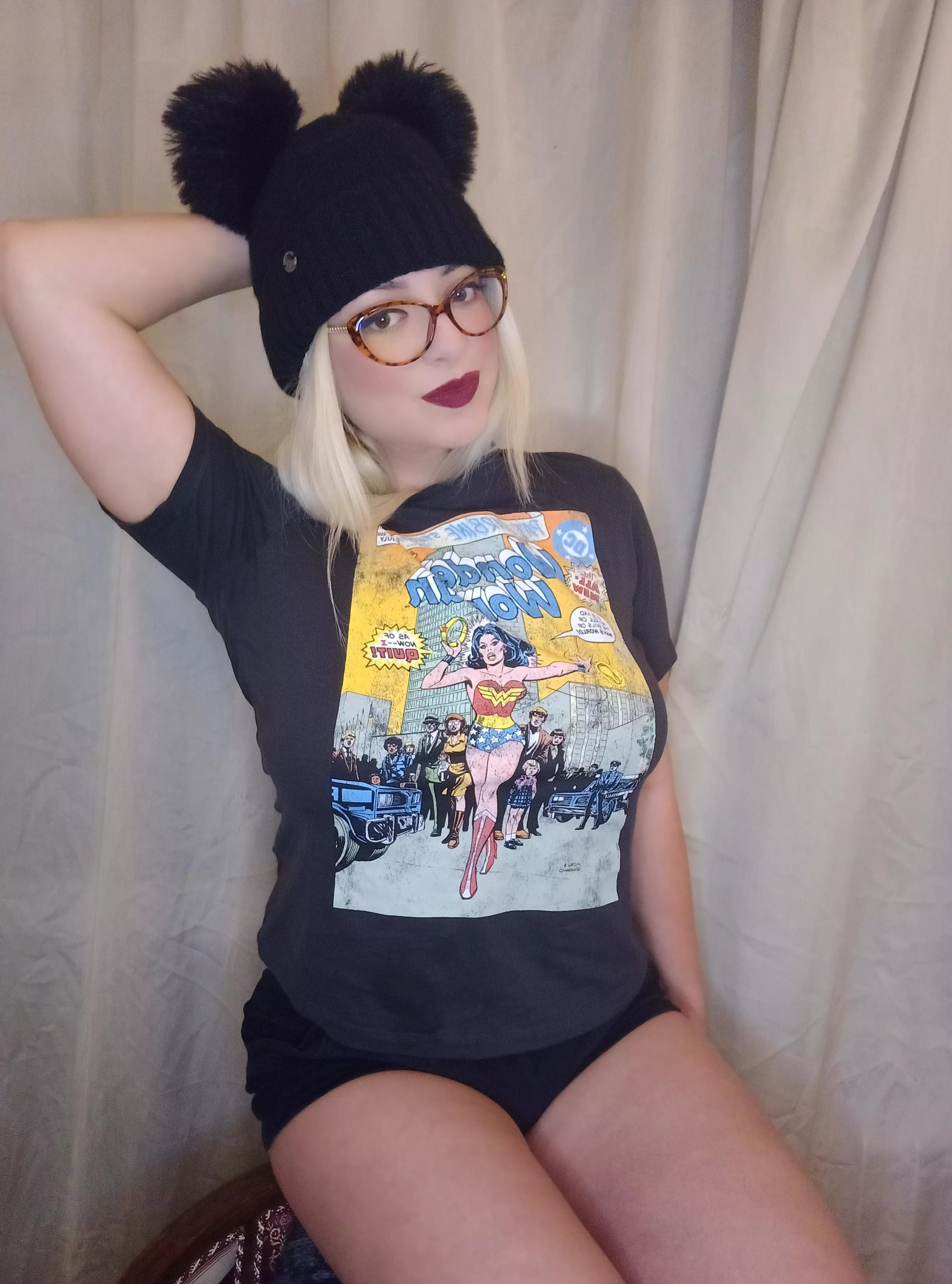 Do you like my Wonder Woman t- shirt? 😋 posted by MyPrincessLana